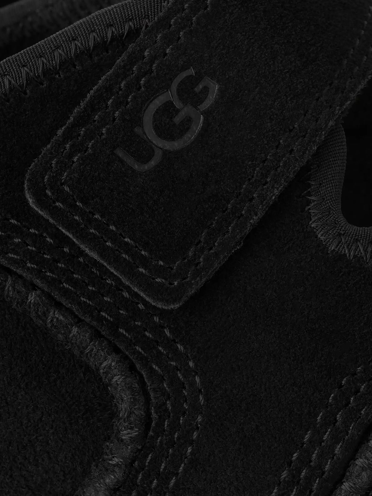 Black quill mary jane ballerinas UGG
