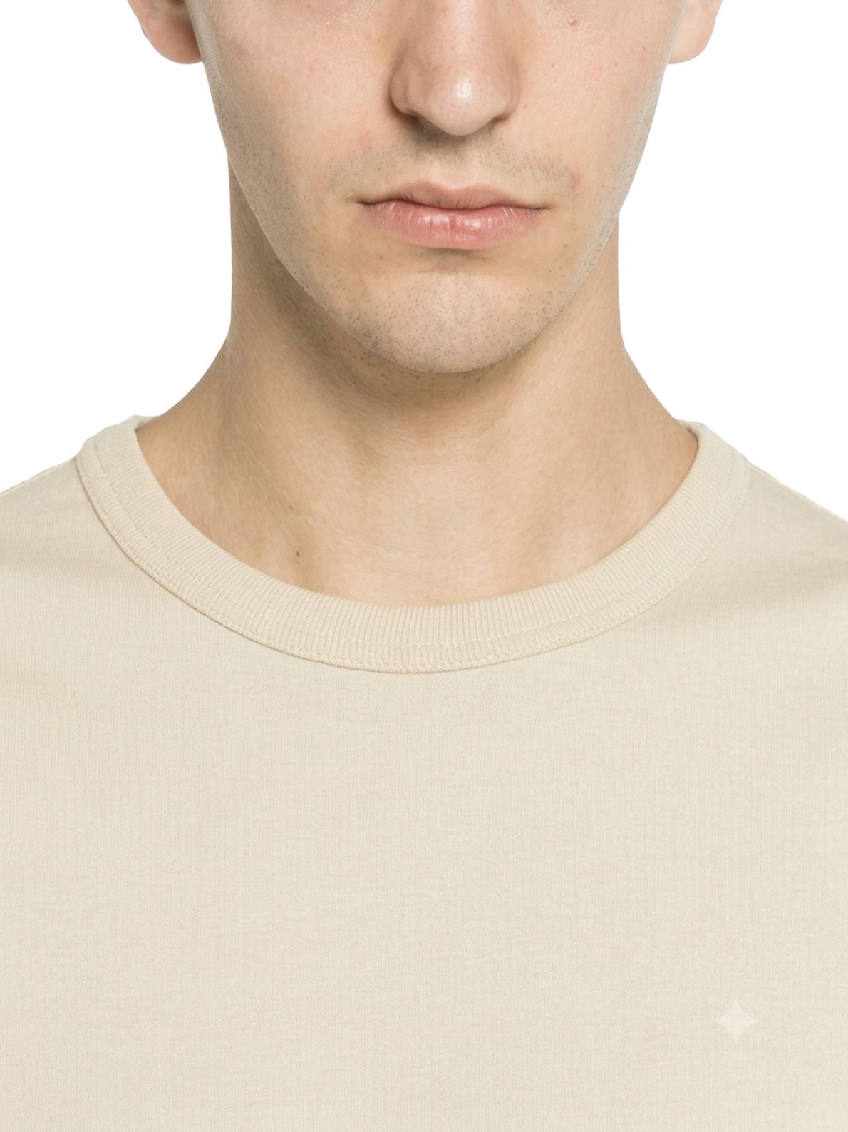 BOXY LONG SLEEVE TEE BEIGE LEMAIRE