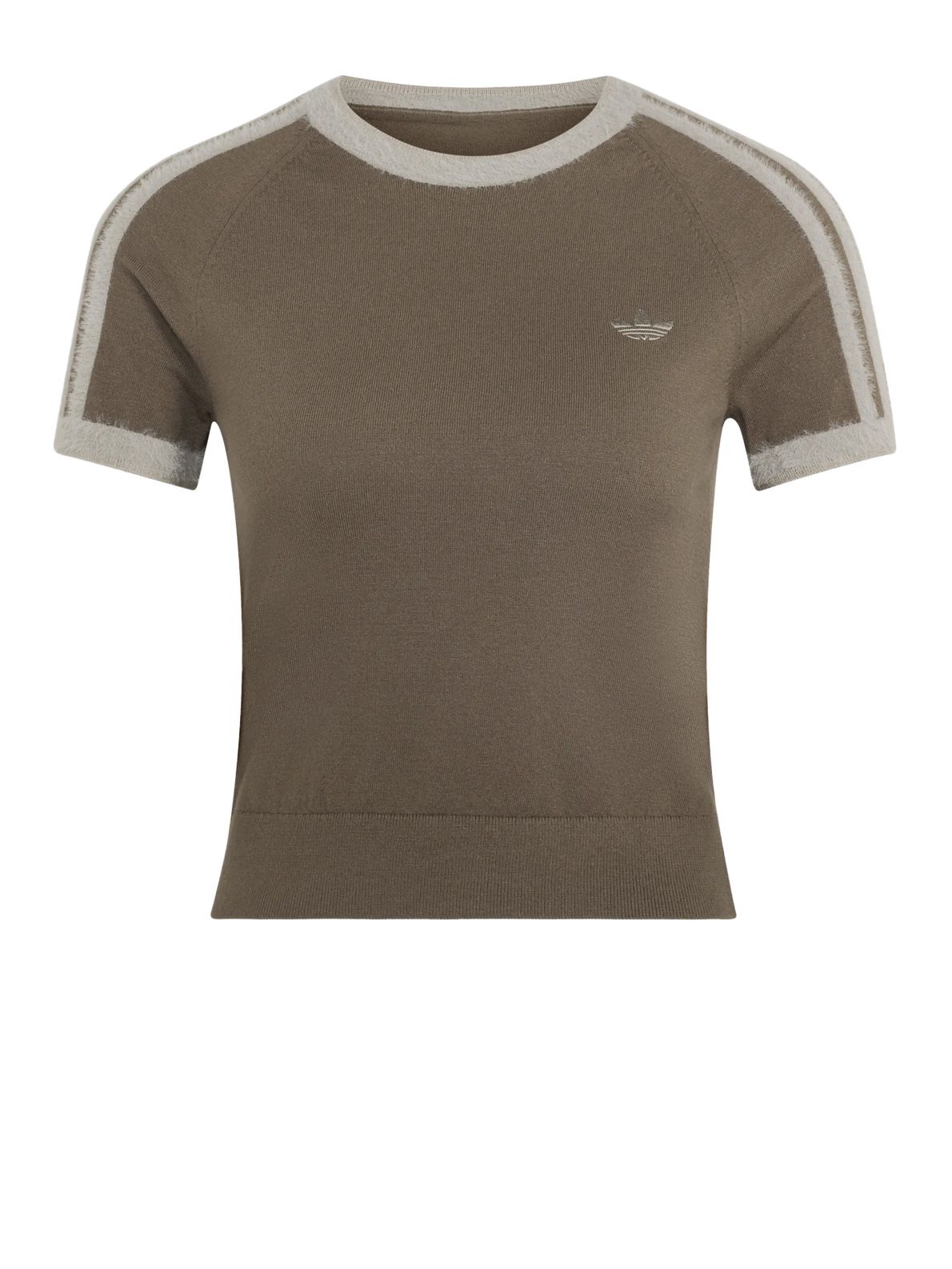 Knit tee brown