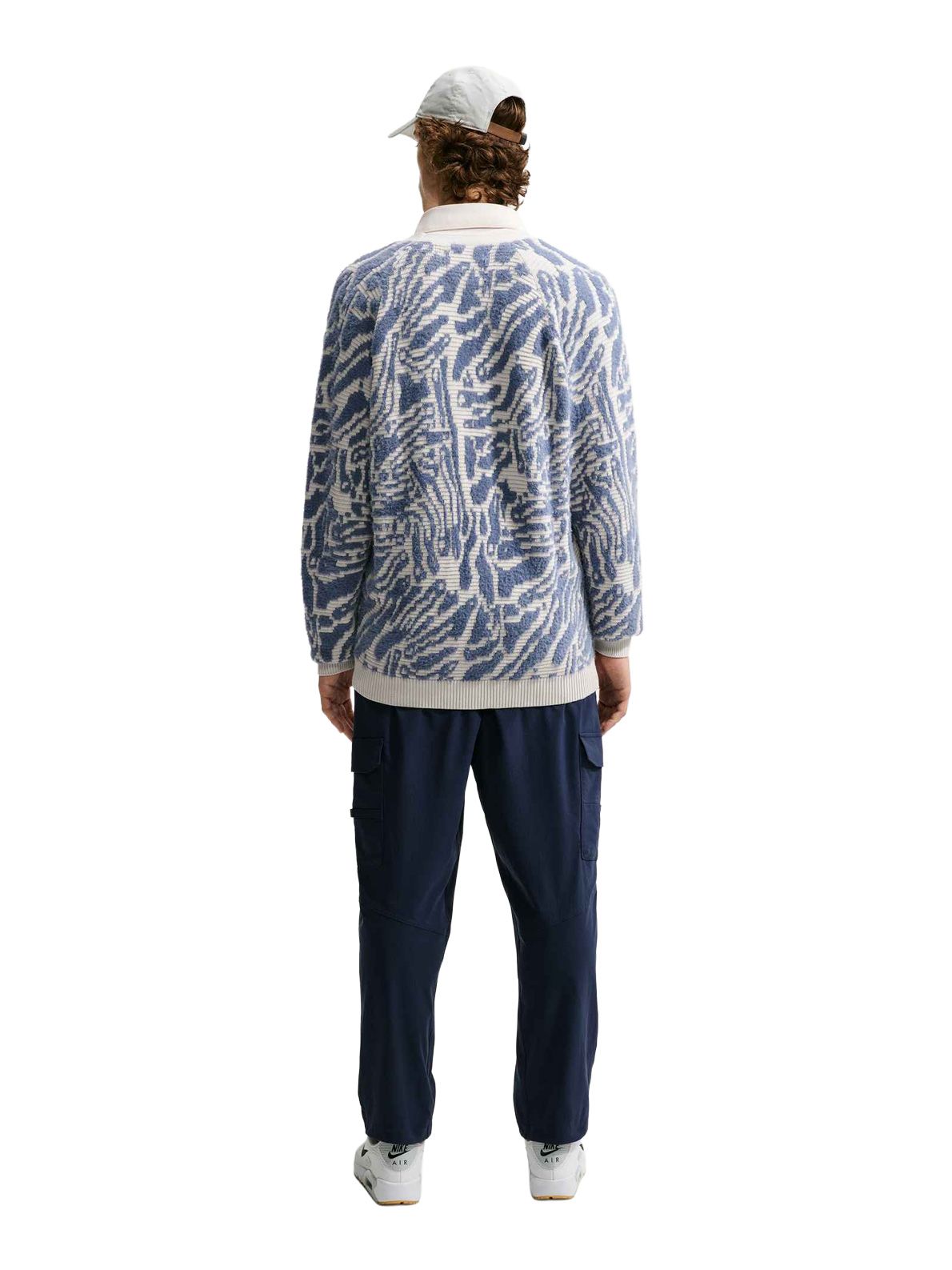 Cardigan white-blue NIKE