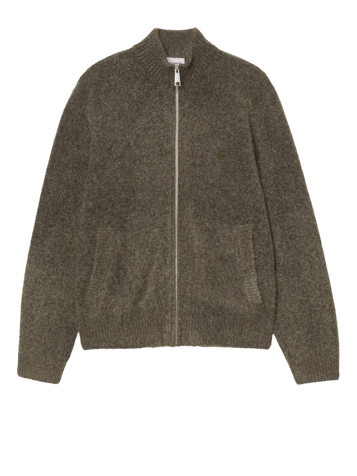 Giacca in maglia verde