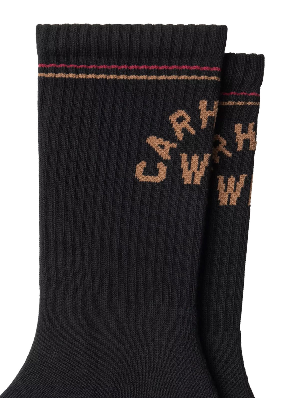 Calzini con scritta neri CARHARTT WIP