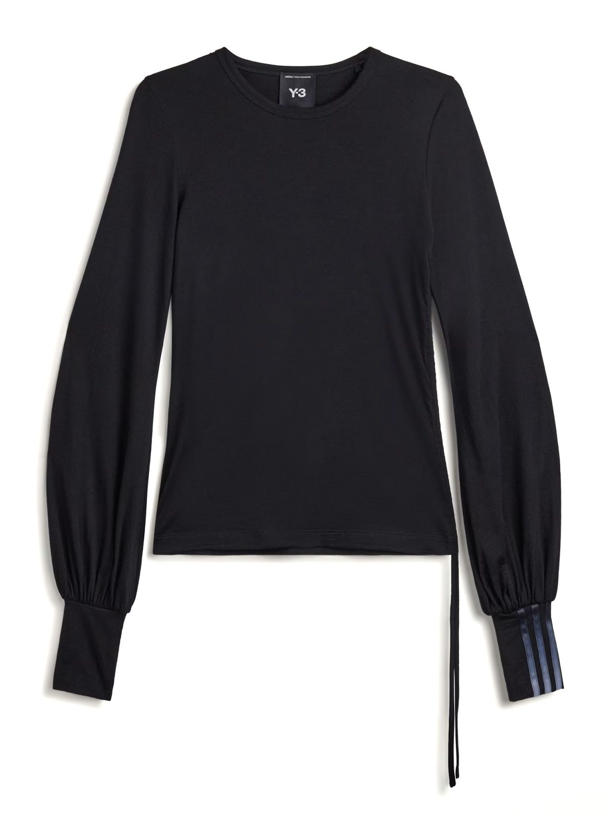 Maglia drappeggiata nera