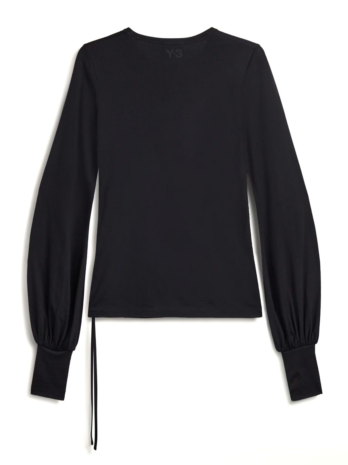 Maglia drappeggiata nera Y-3