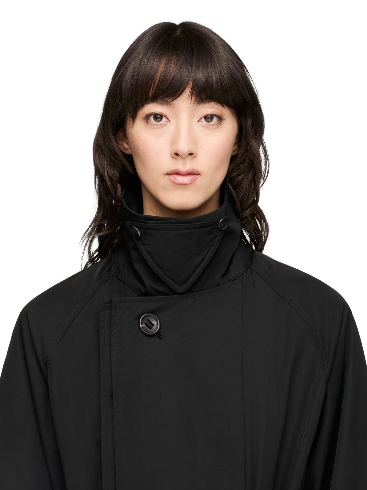 Cappotto di nylon nero Y-3