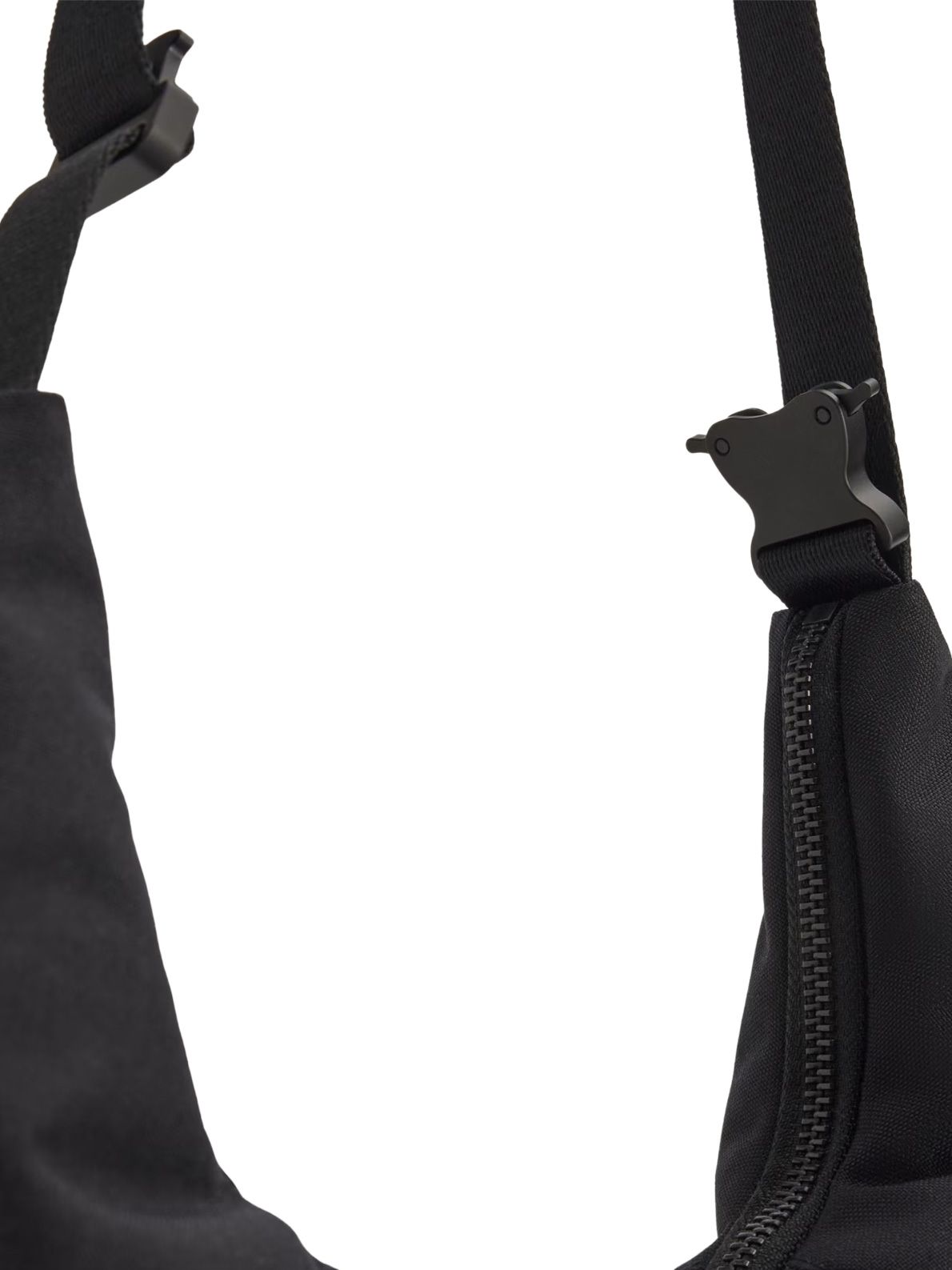 Borsa a mezzaluna nera Y-3