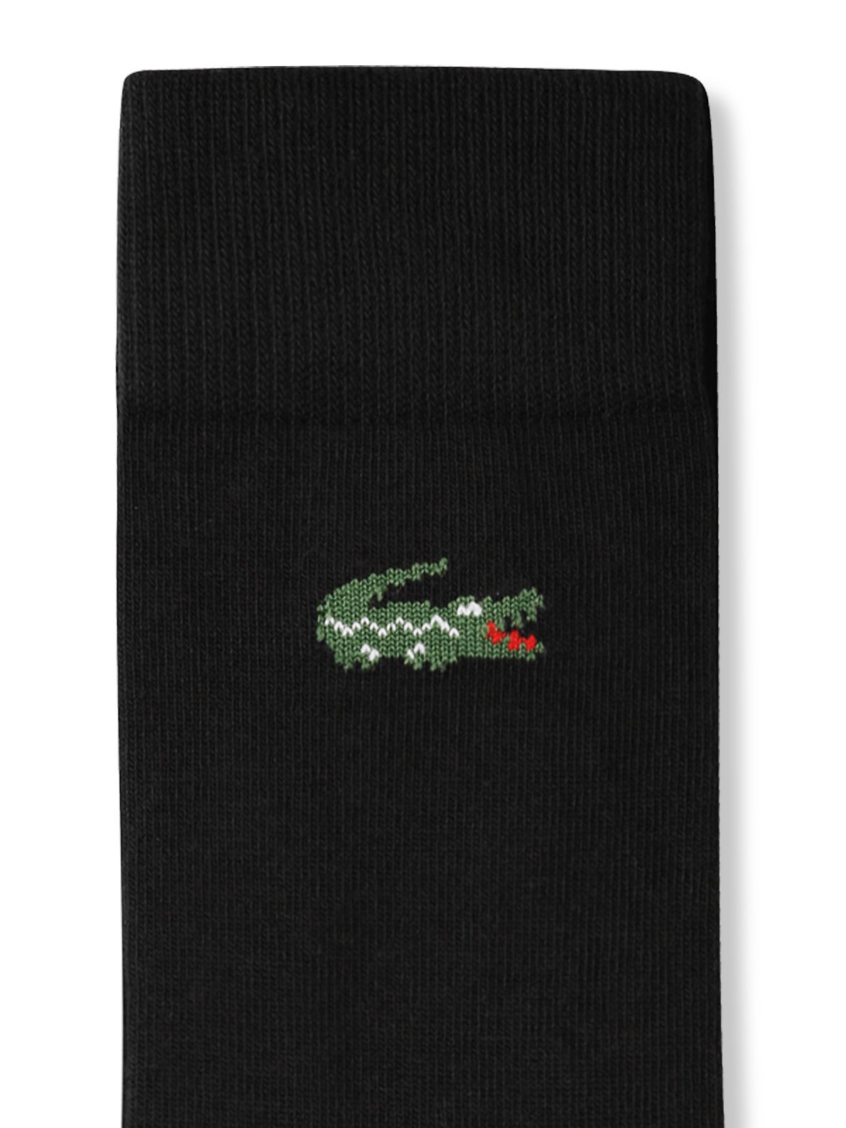 Socks black LACOSTE