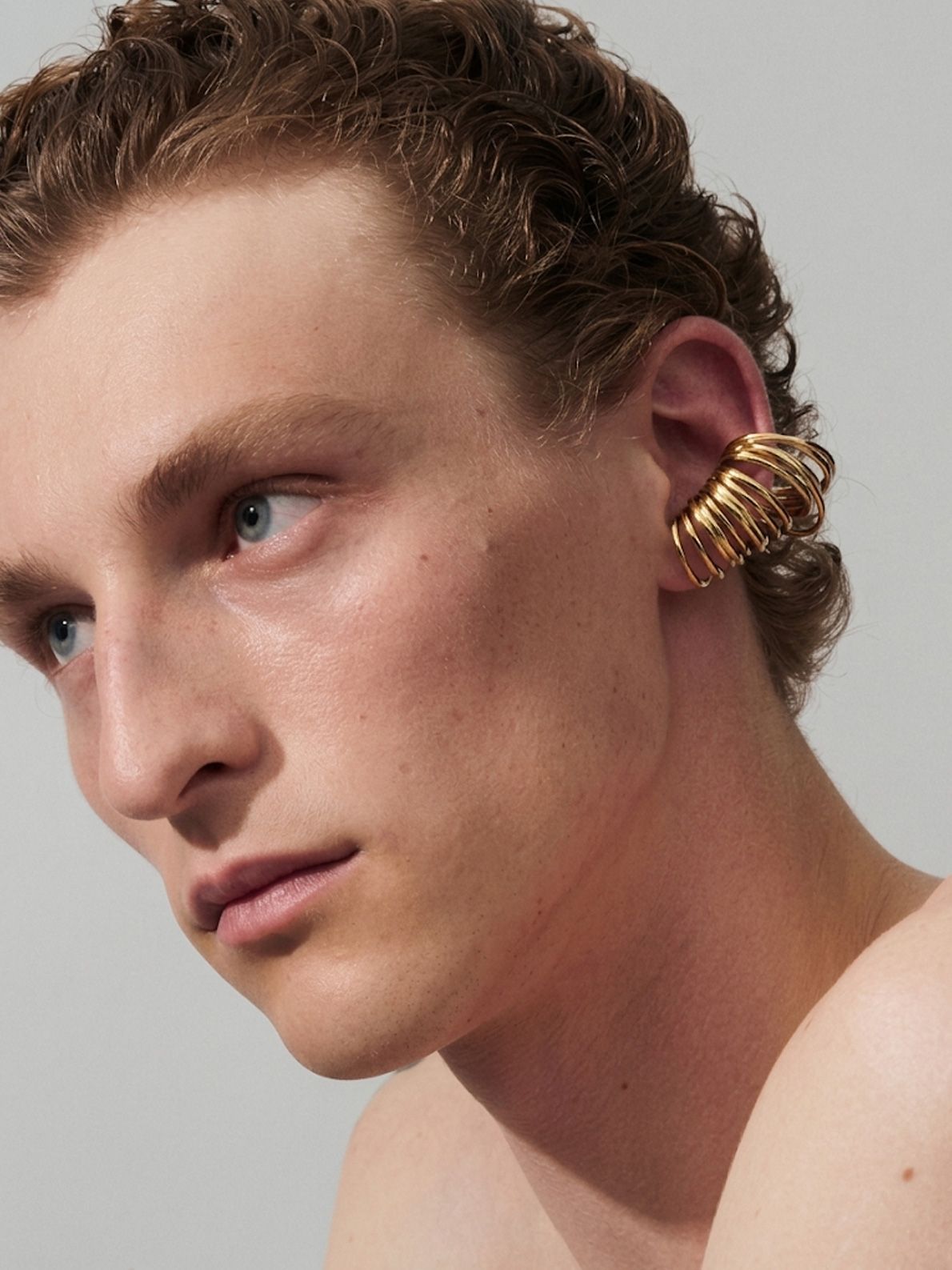 Gold orbit multi ear cuff PANCONESI