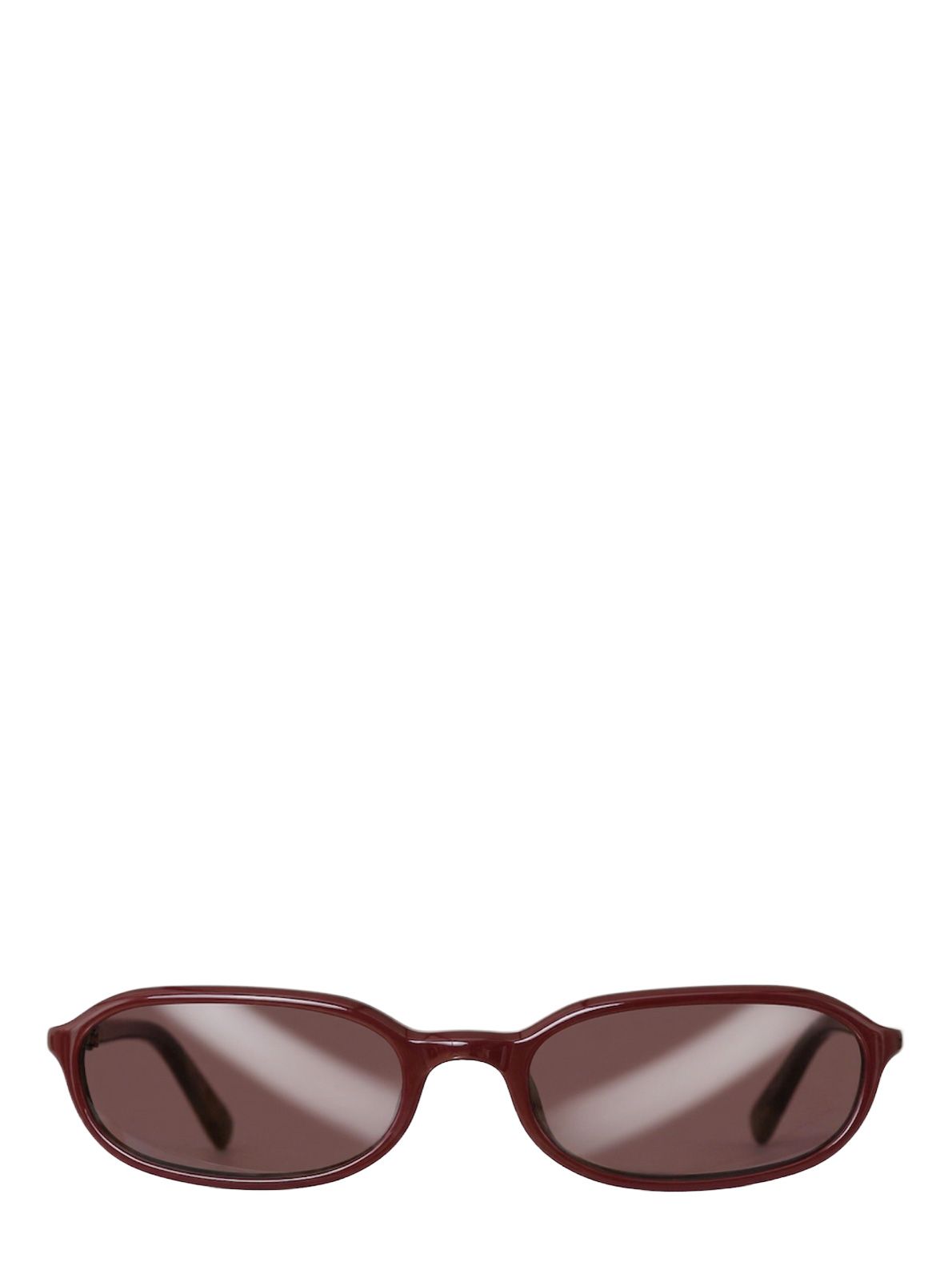 Bordeaux oval frame sunglasses
