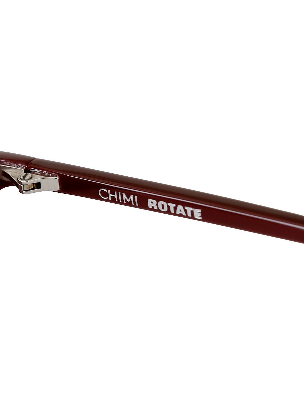Occhiali da sole bordeaux con montatura ovale ROTATE X CHIMI