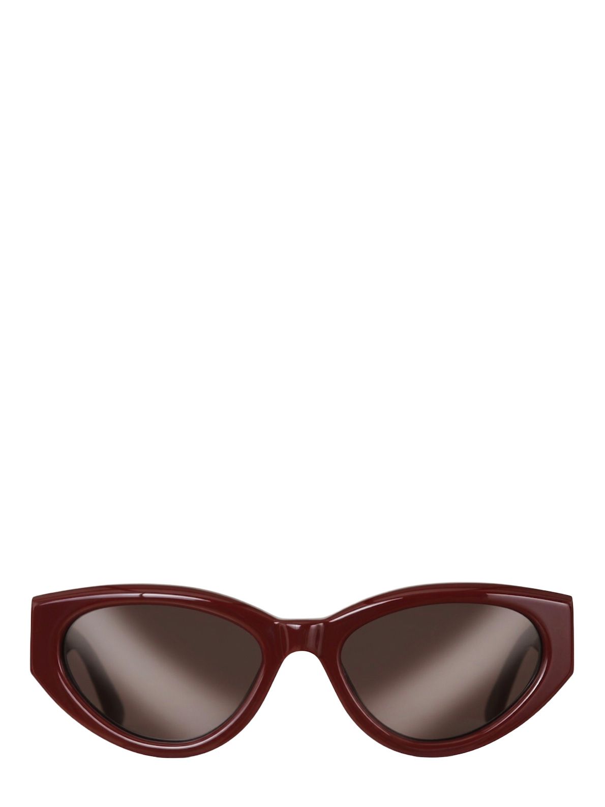 Occhiali da sole bordeaux montatura cat-eye