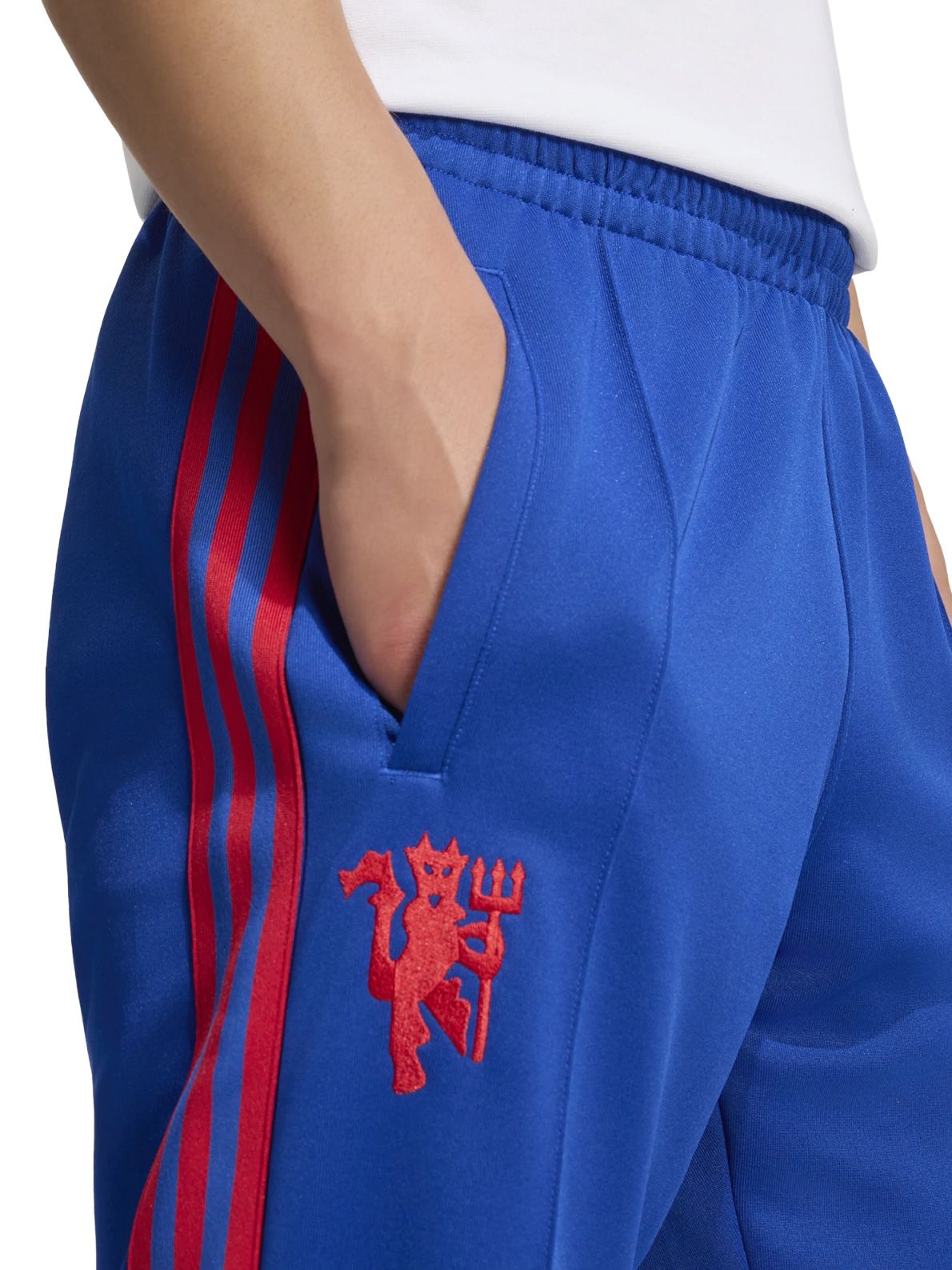 Manchester United fc og2 pantaloni di tuta blu ADIDAS ORIGINALS