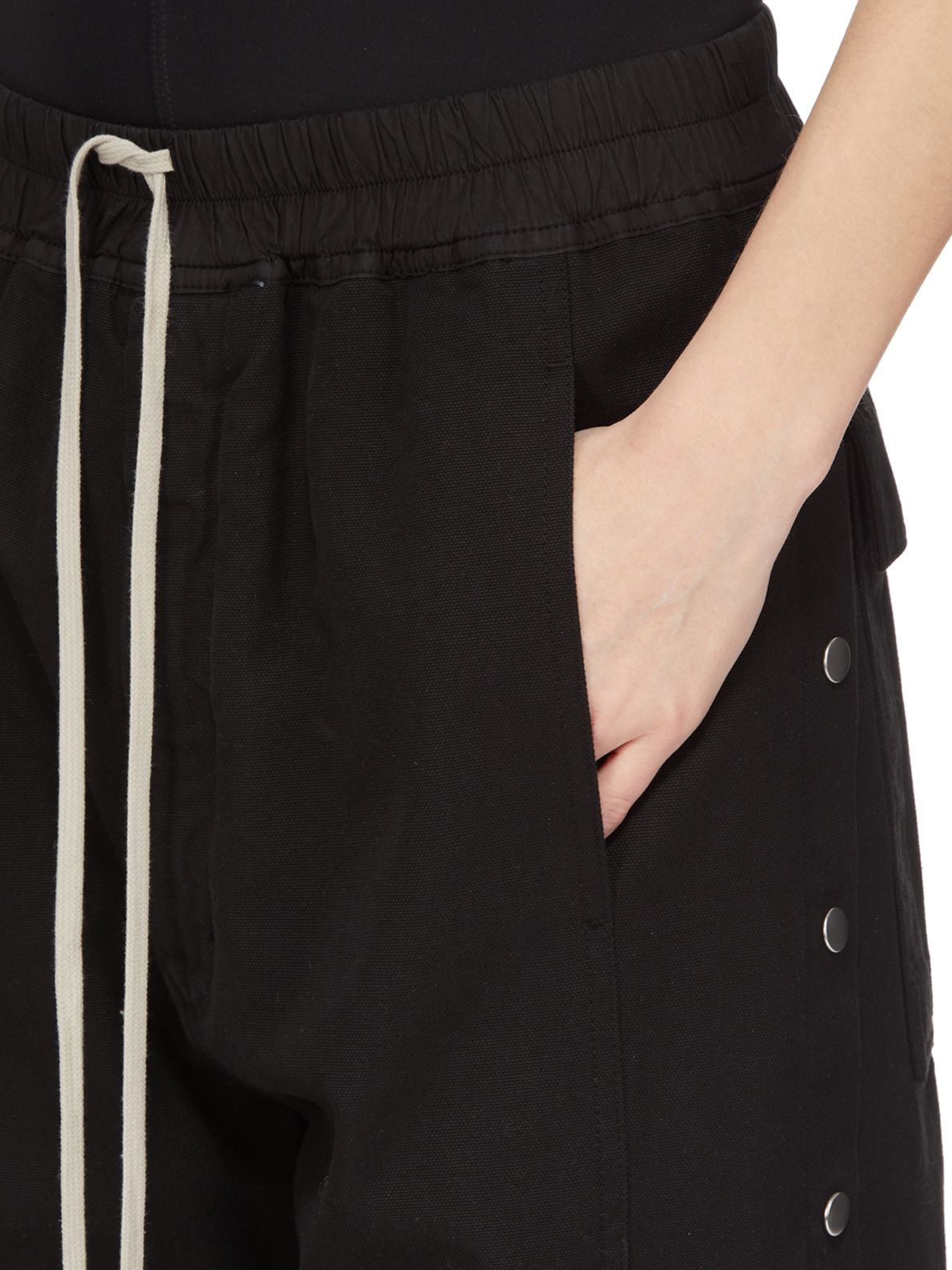 Wide pusher pants black DRKSHDW
