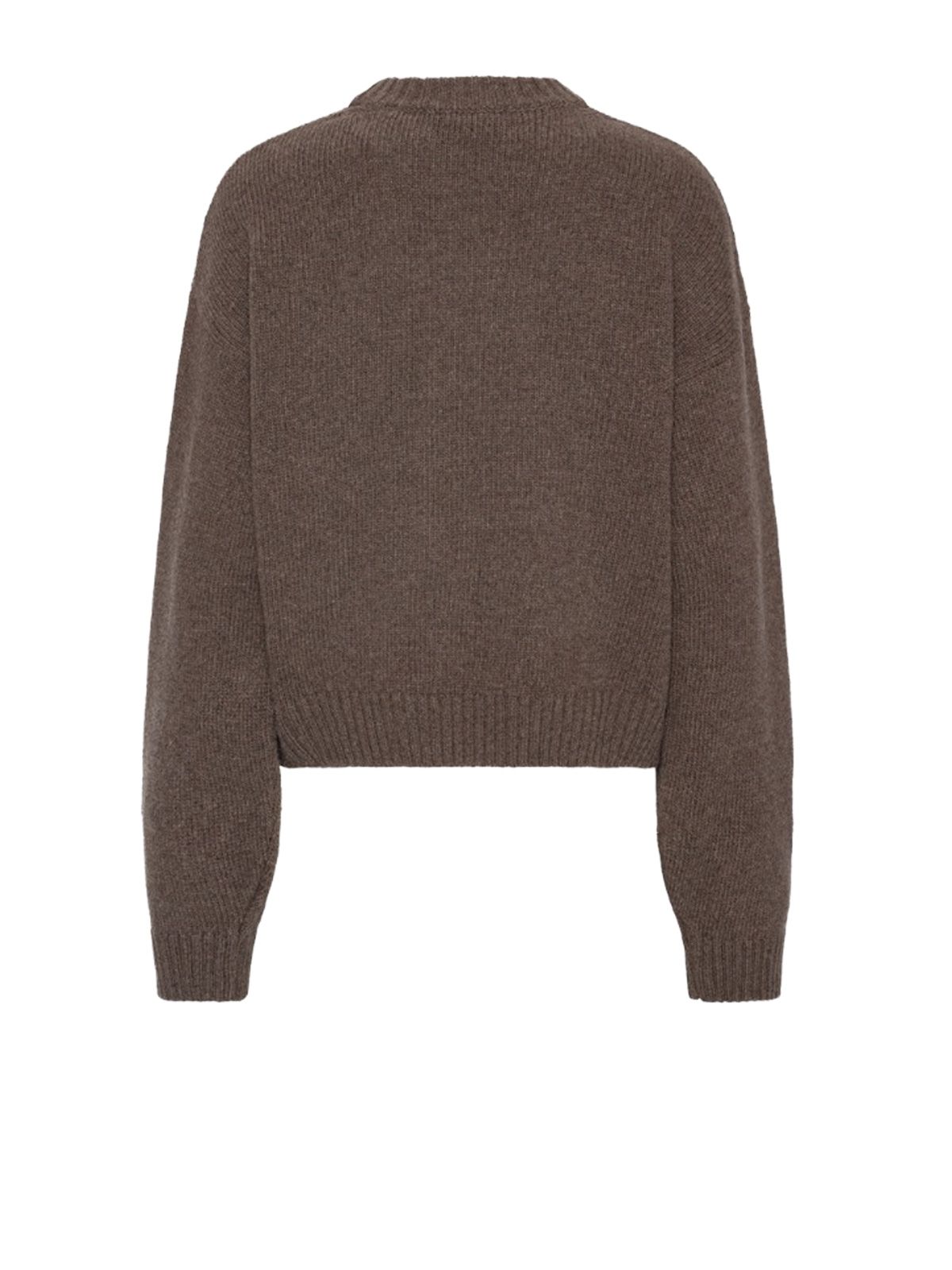 Cocoa brown crewneck sweater ROTATE