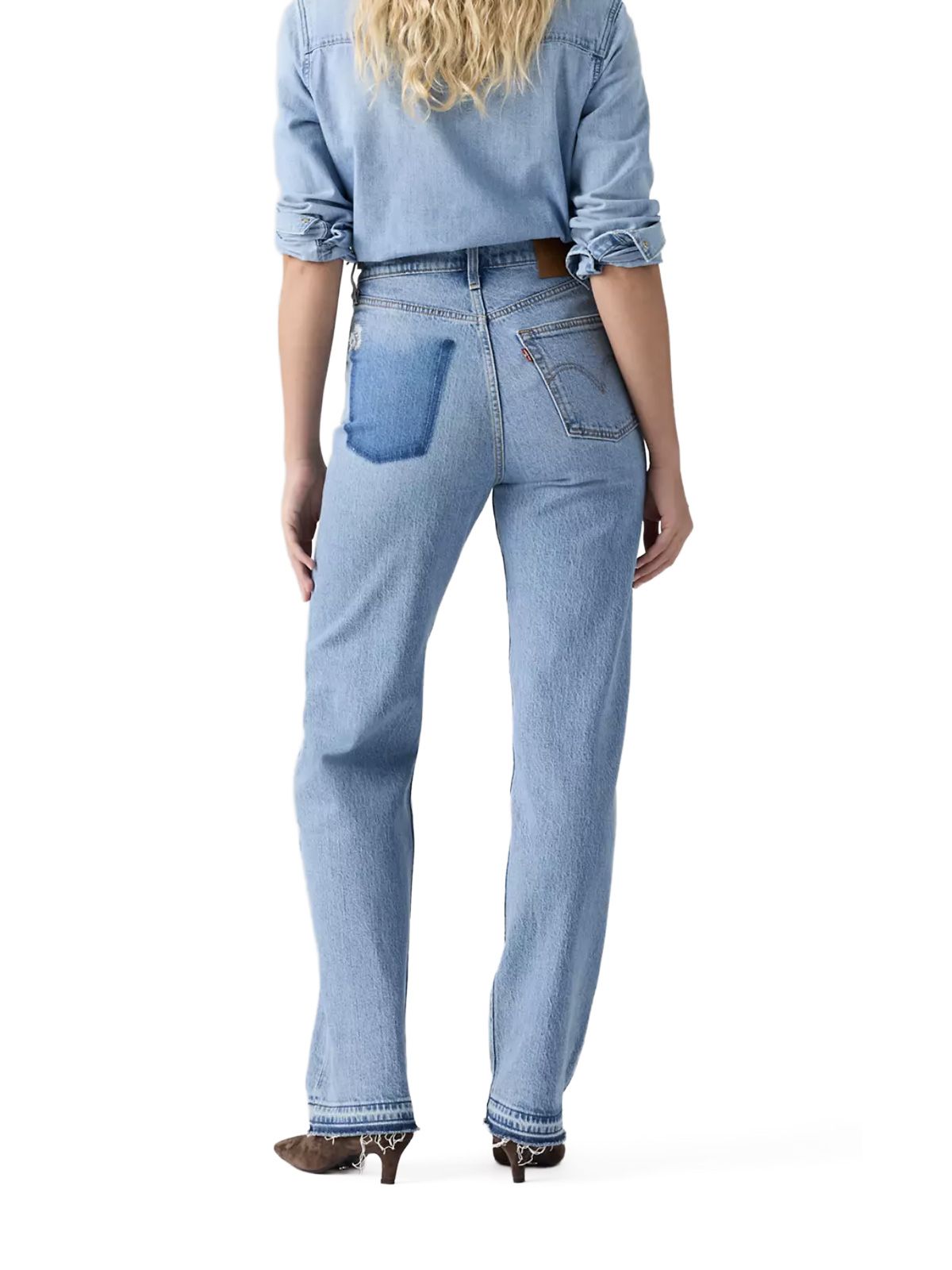 Blue ribcage full lenght recrafted just one jeans LEVI'S