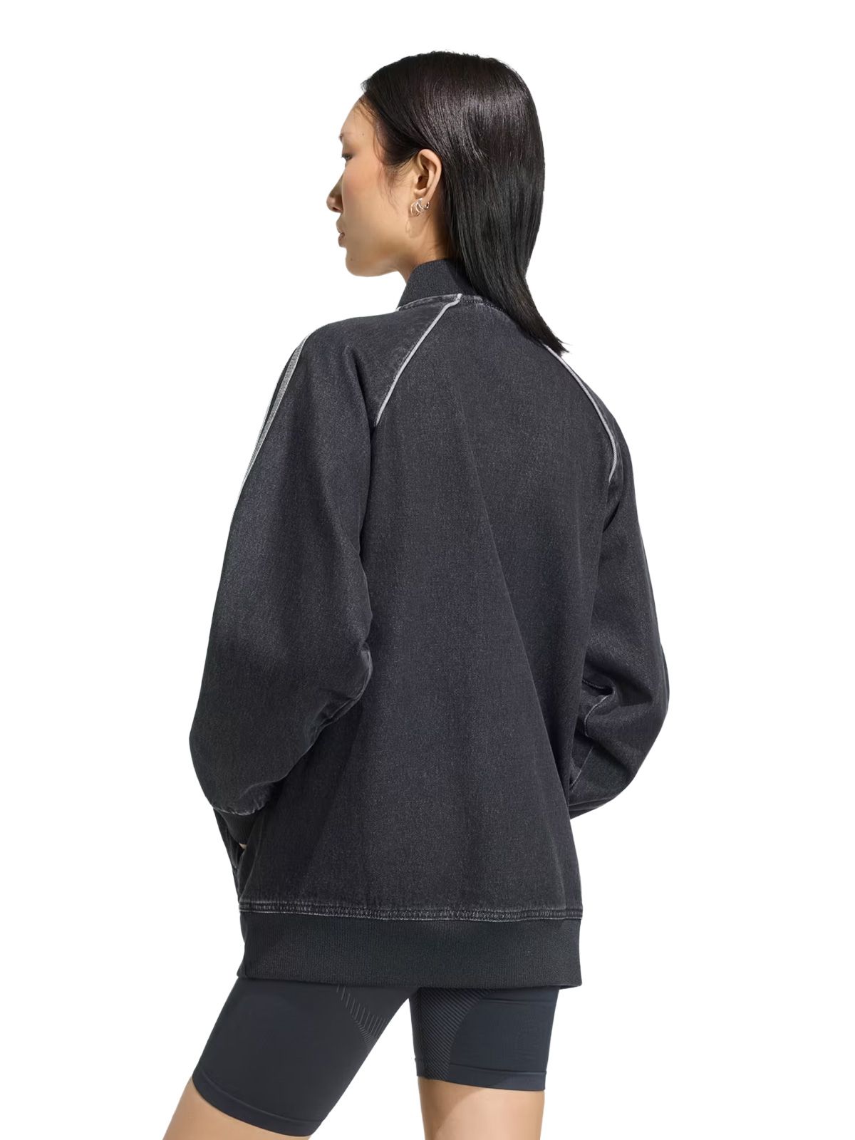 Black tracktop ADIDAS ORIGINALS