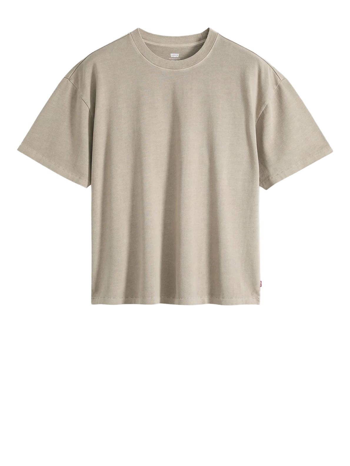 Khaki boxy tee