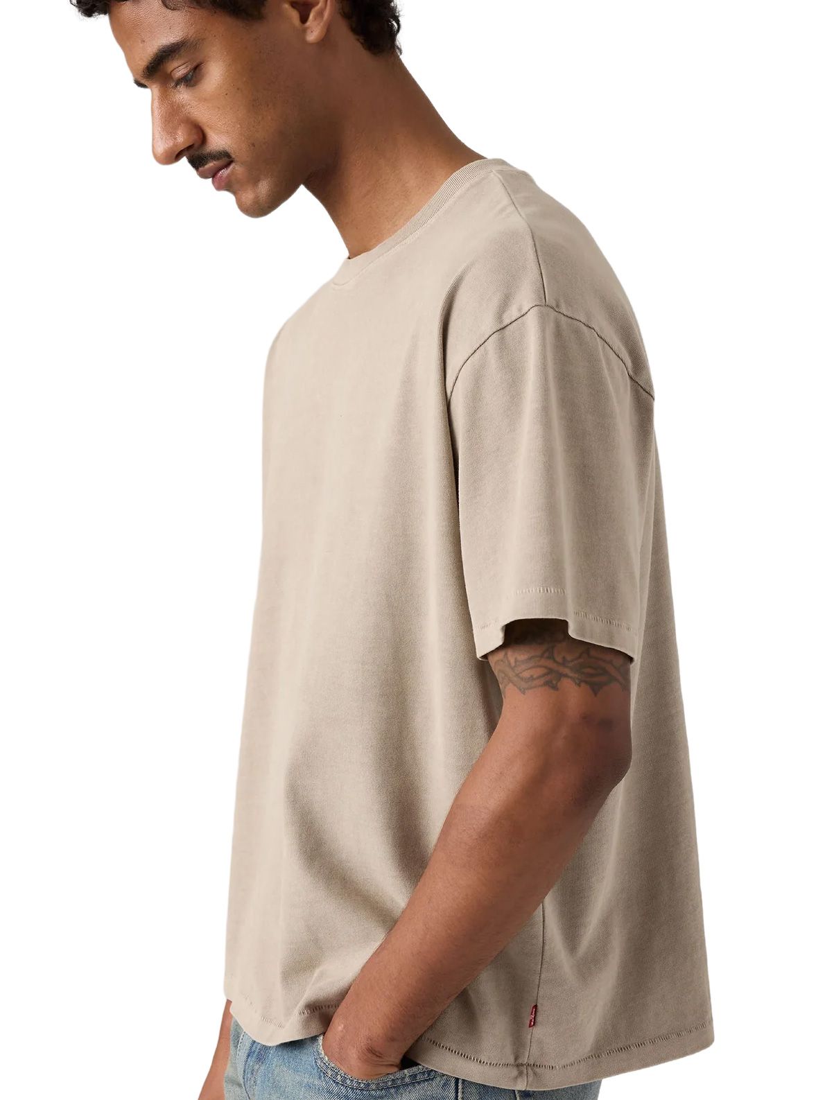 Khaki boxy tee LEVI'S