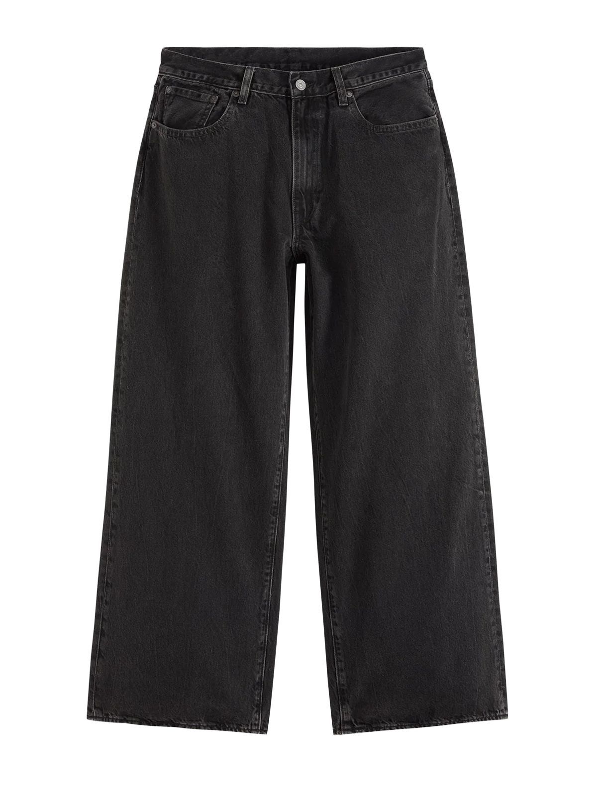 Jeans baggy a gamba larga neri