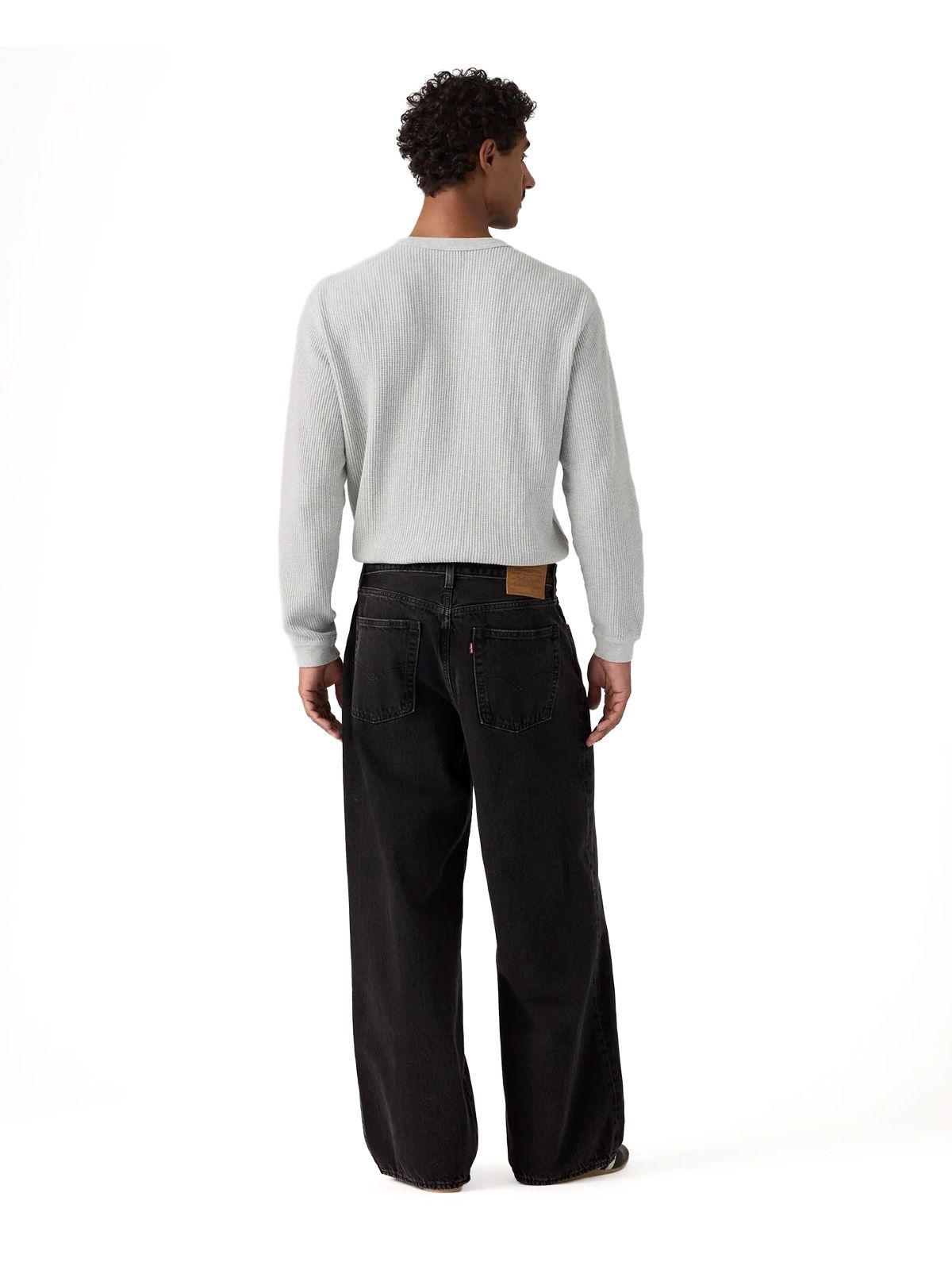 Jeans baggy a gamba larga neri LEVI'S
