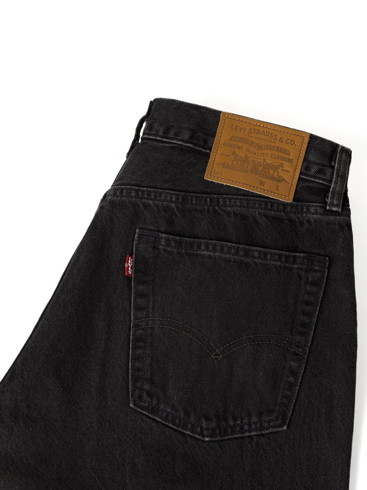 Jeans baggy a gamba larga neri LEVI'S