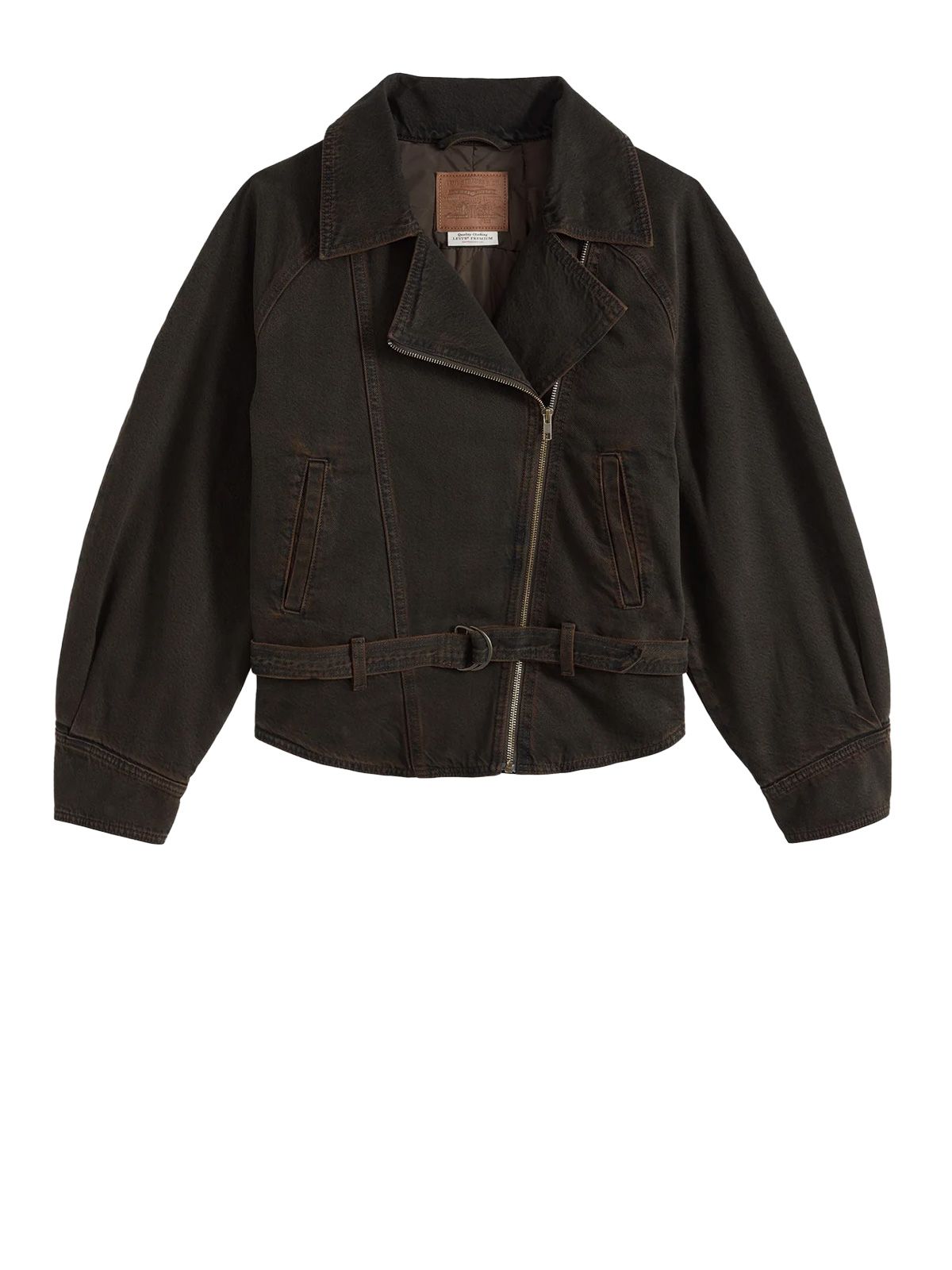 Brown 80s bomber