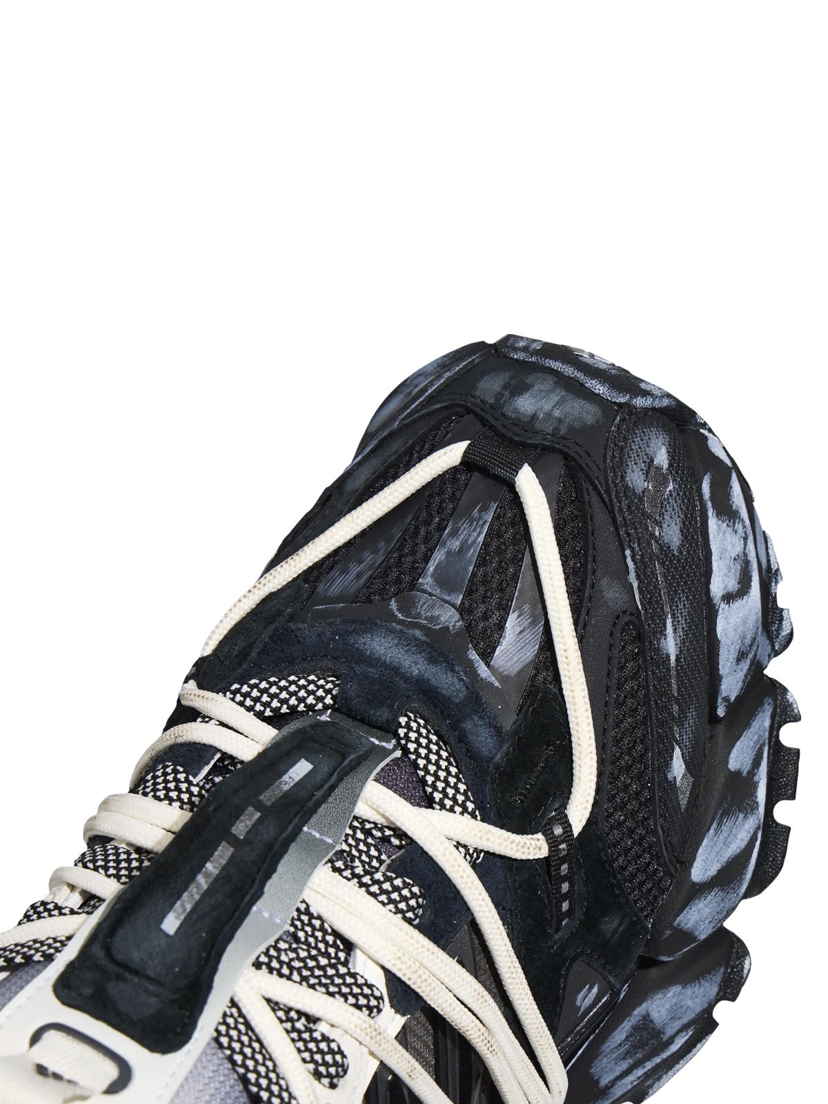 Black and white xlg runner deluxe 2 sneakers ADIDAS ORIGINALS