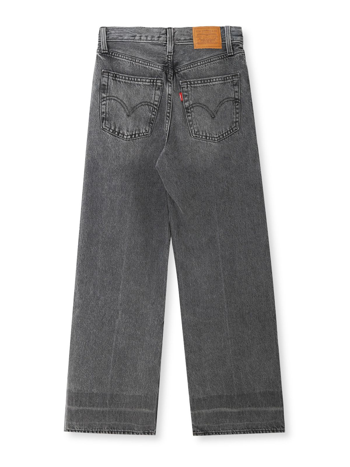 Jeans grigi a vita alta e gamba larga LEVI'S