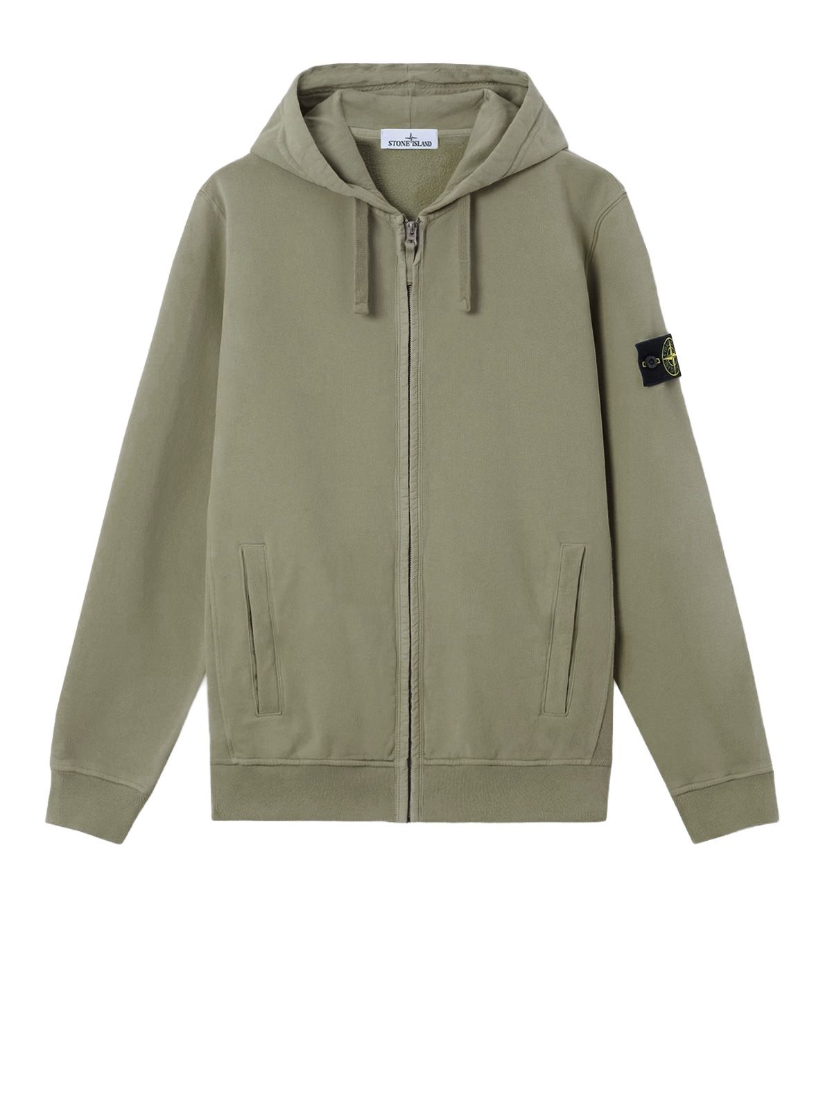 Military green hoodie sweater