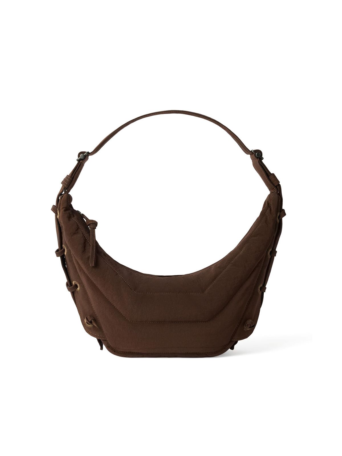 Chocolate truffle small soft game shoulder bag LEMAIRE
