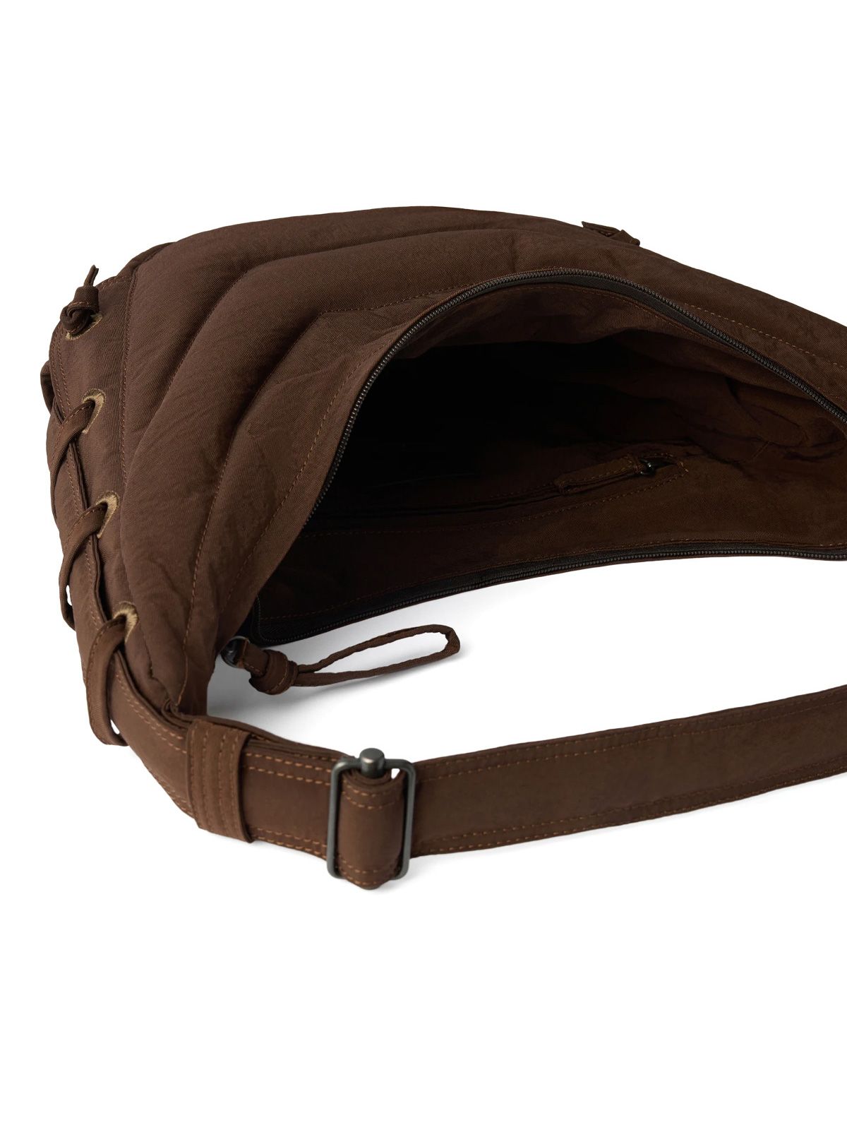 Chocolate truffle small soft game shoulder bag LEMAIRE