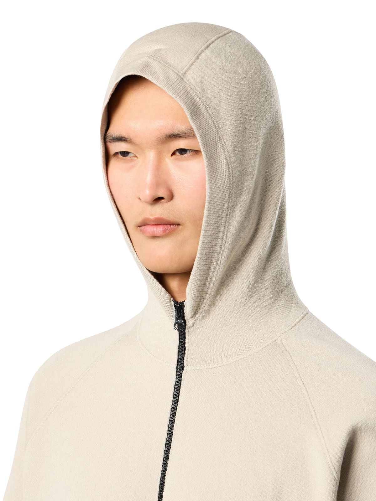 Felpa con cappuccio beige STONE ISLAND