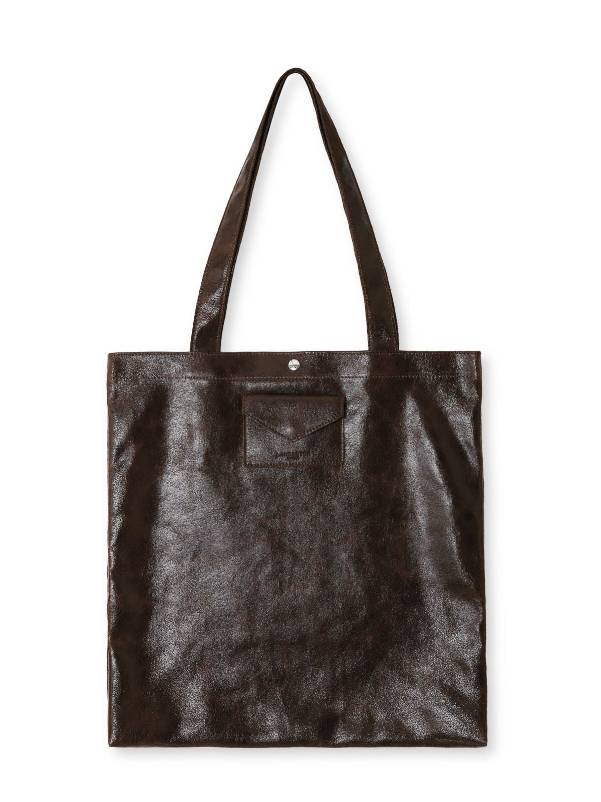 Borsa tote marrone