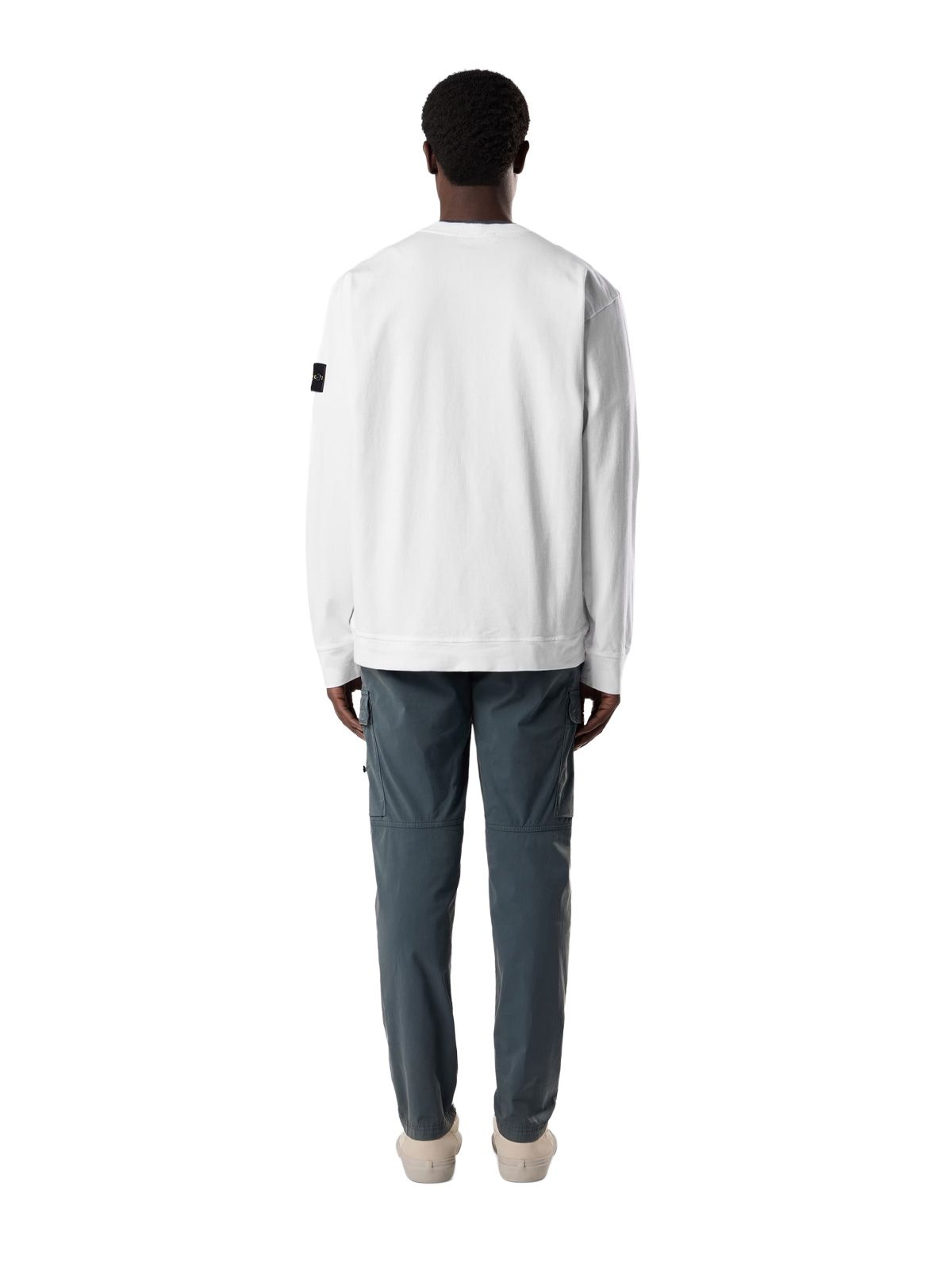 Felpa bianca STONE ISLAND