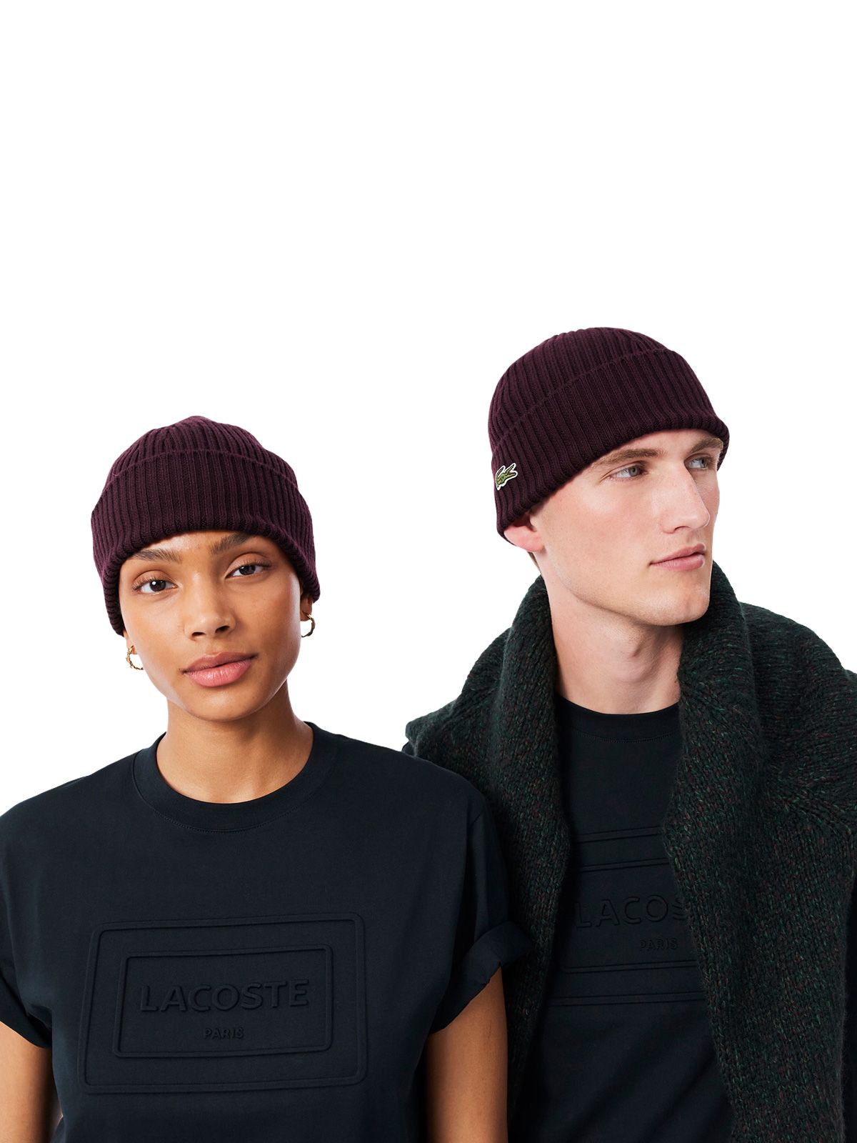Bordeaux beanie LACOSTE