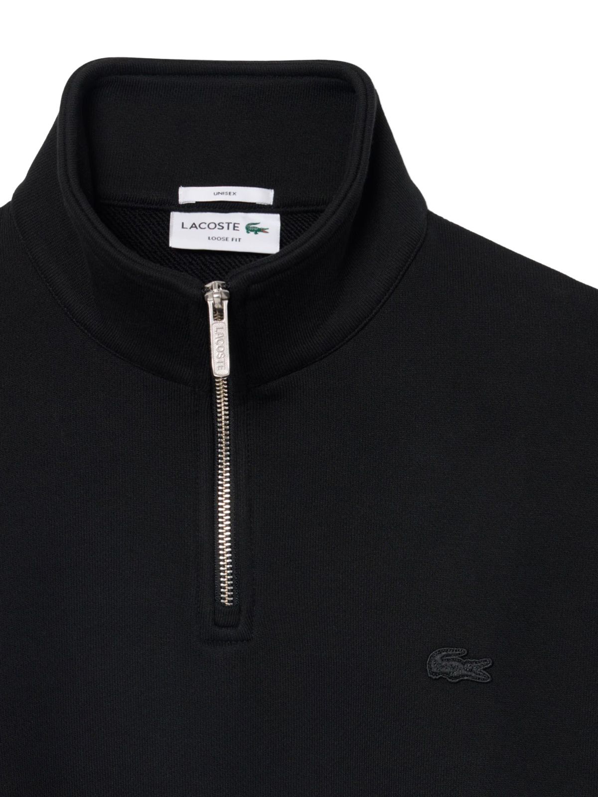 Black zip sweatshirt LACOSTE