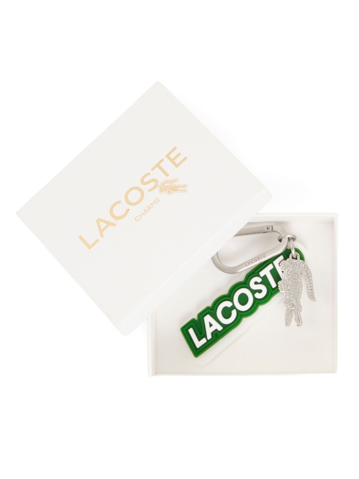 Portachiavi bianco LACOSTE