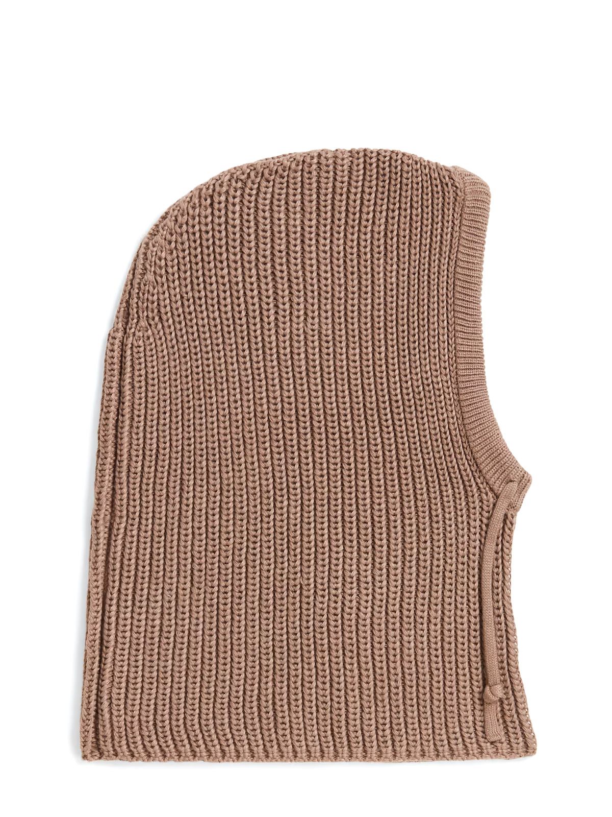 Light brown apres knit hood beanie THE NORTH FACE