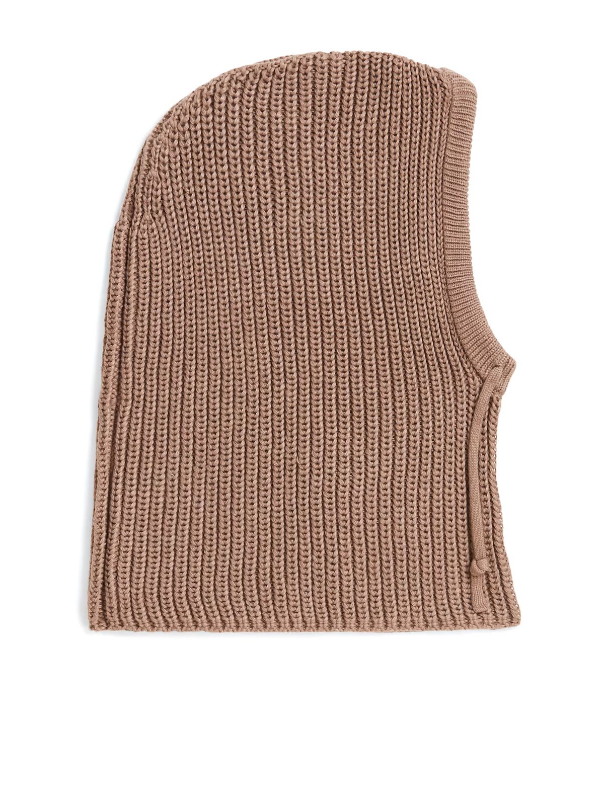 Light brown apres knit hood beanie THE NORTH FACE