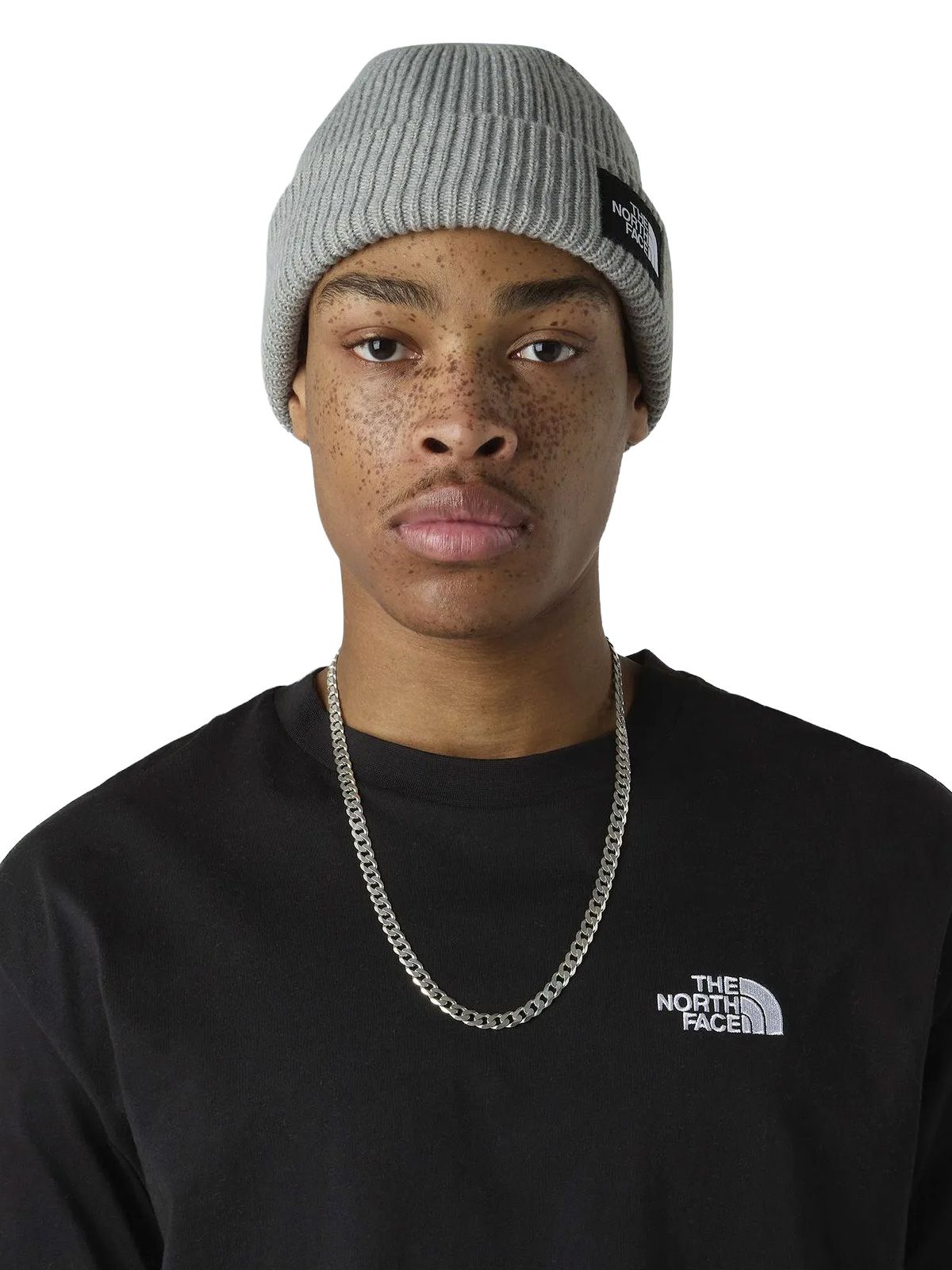 Grey salty lined beanie THE NORTH FACE