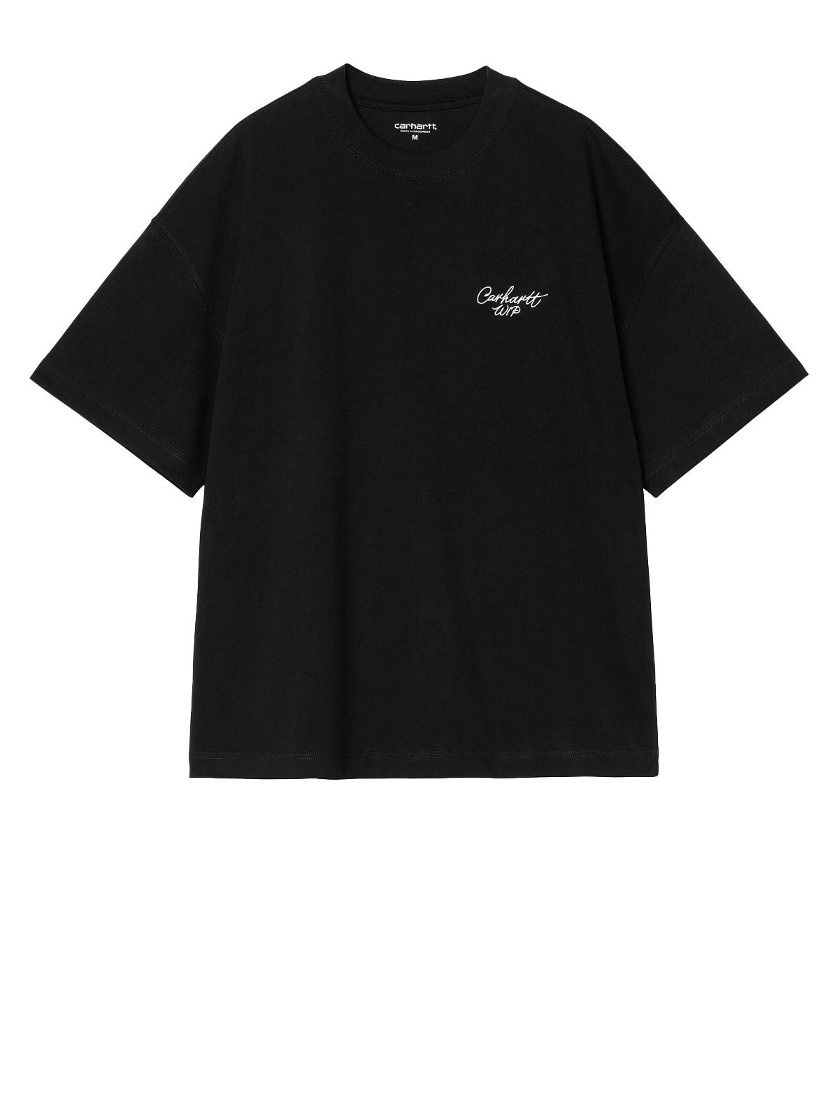 T-shirt signature script nera