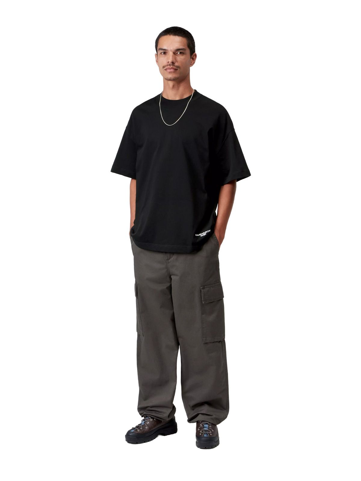 Black chapter script t-shirt CARHARTT WIP