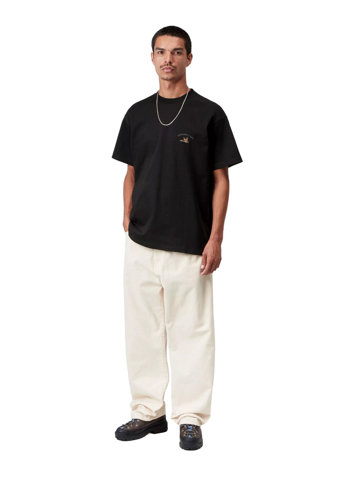Black animated ducks t-shirt CARHARTT WIP