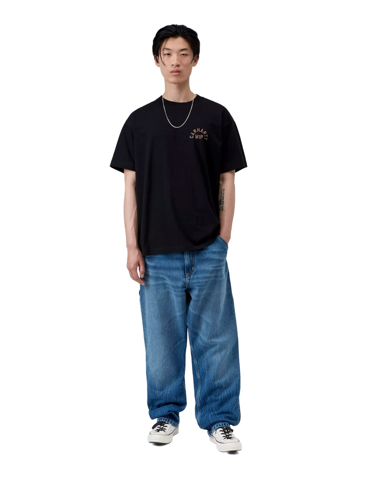 Black arch script t-shirt CARHARTT WIP