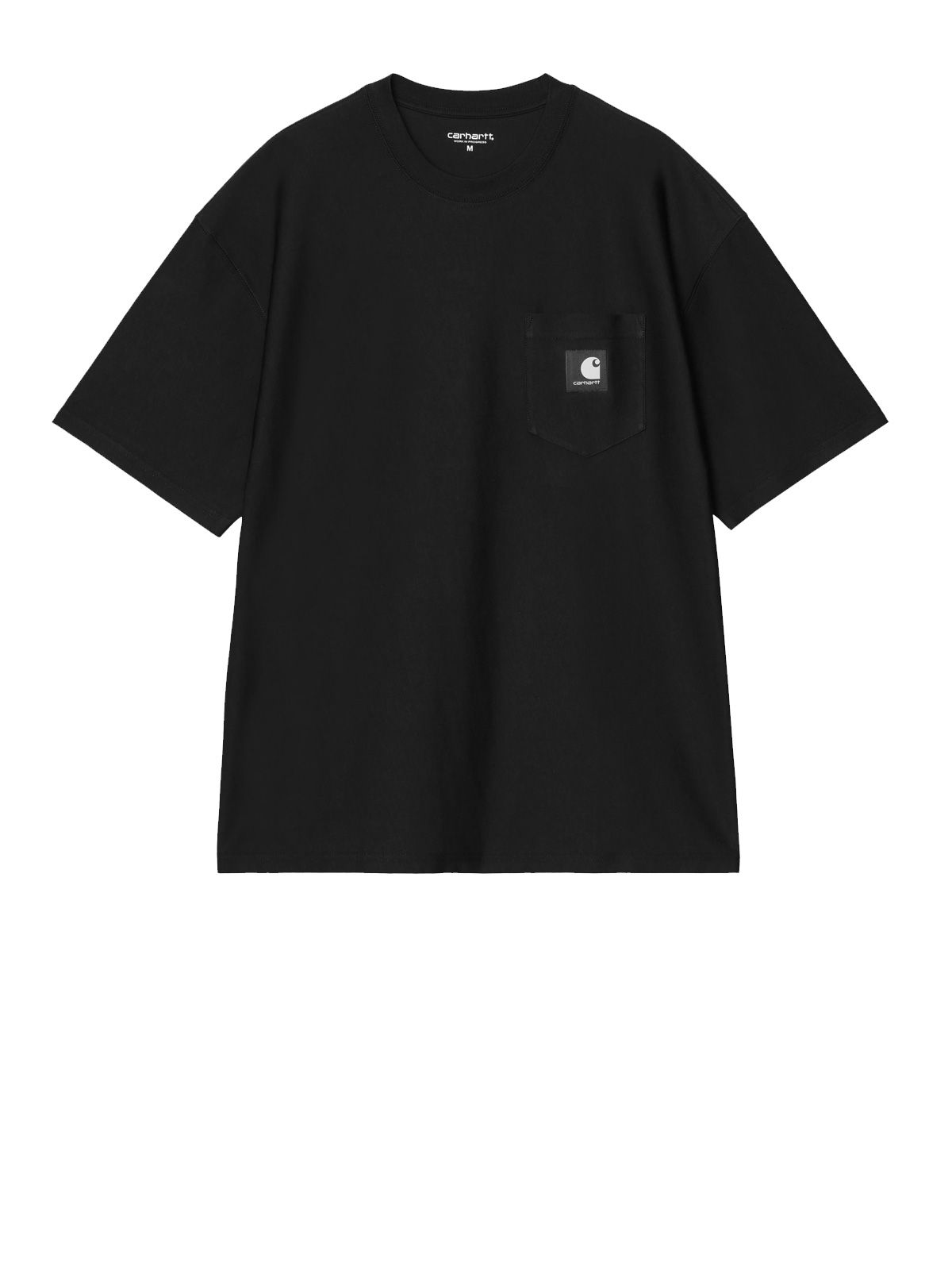 Black loose pocket t-shirt