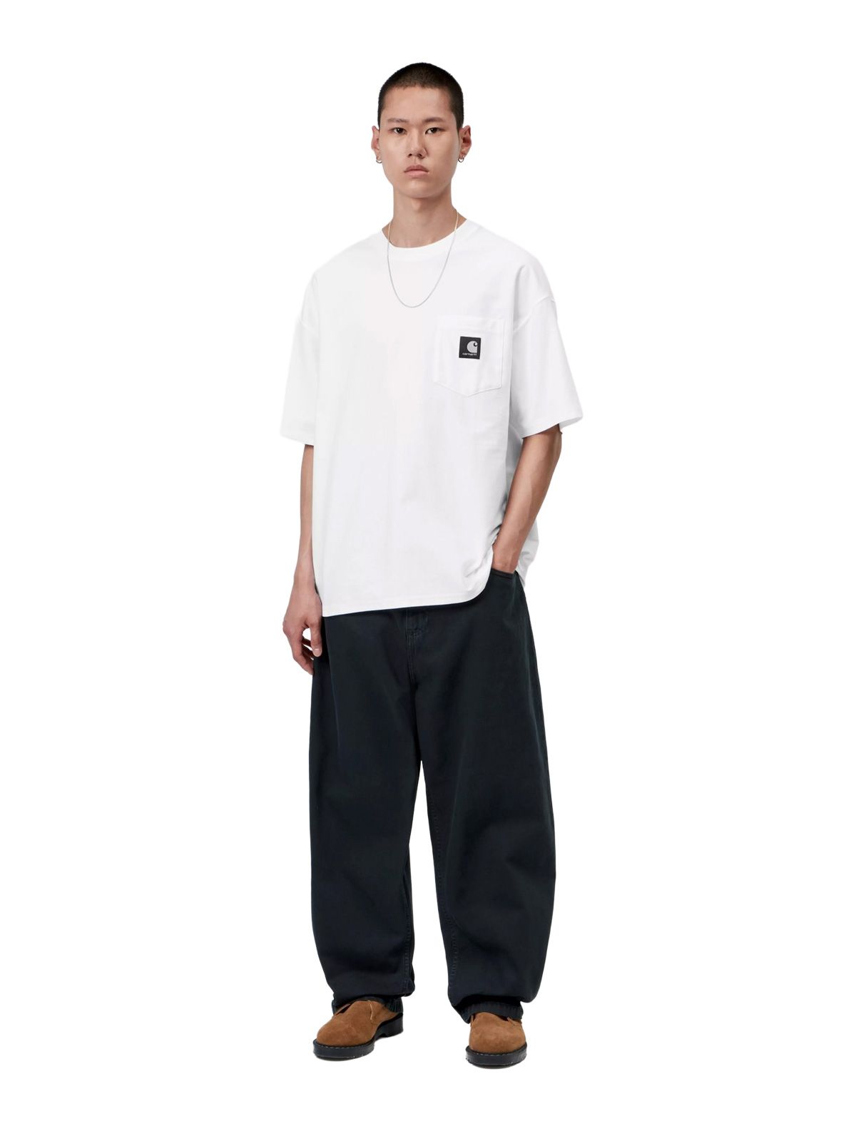 White loose pocket t-shirt CARHARTT WIP