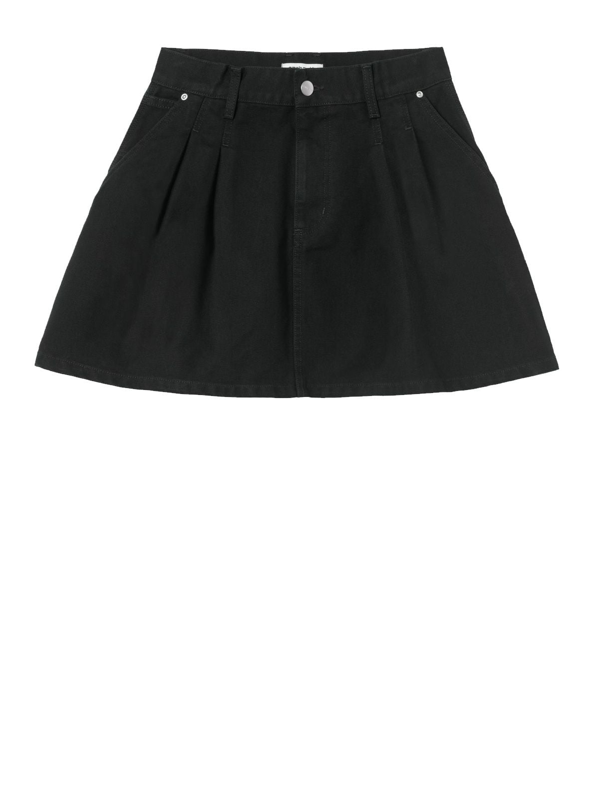 Black billie single knee skirt