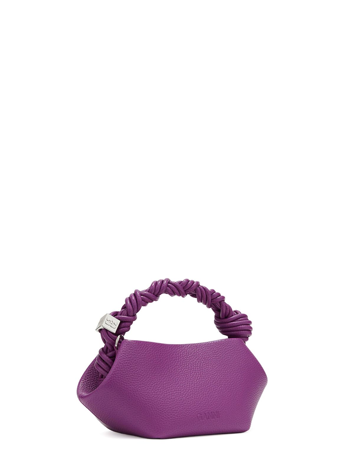 Borsa bou mini grain viola GANNI