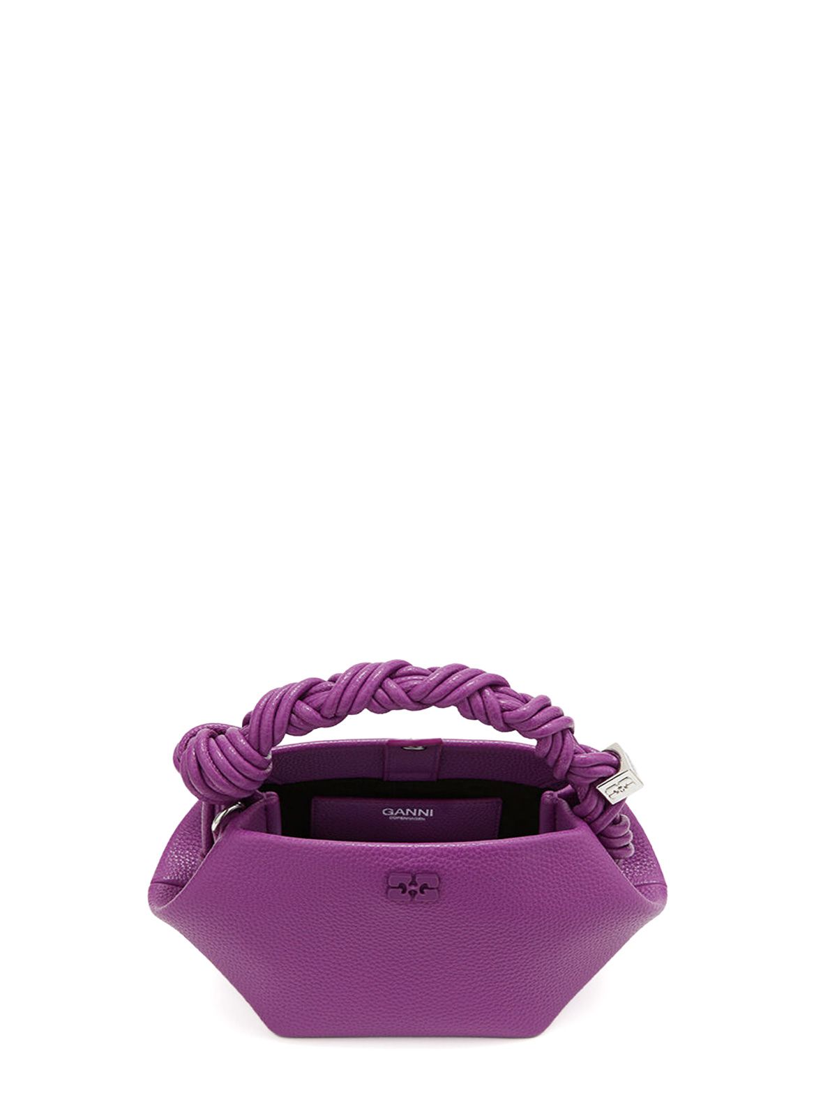 Borsa bou mini grain viola GANNI