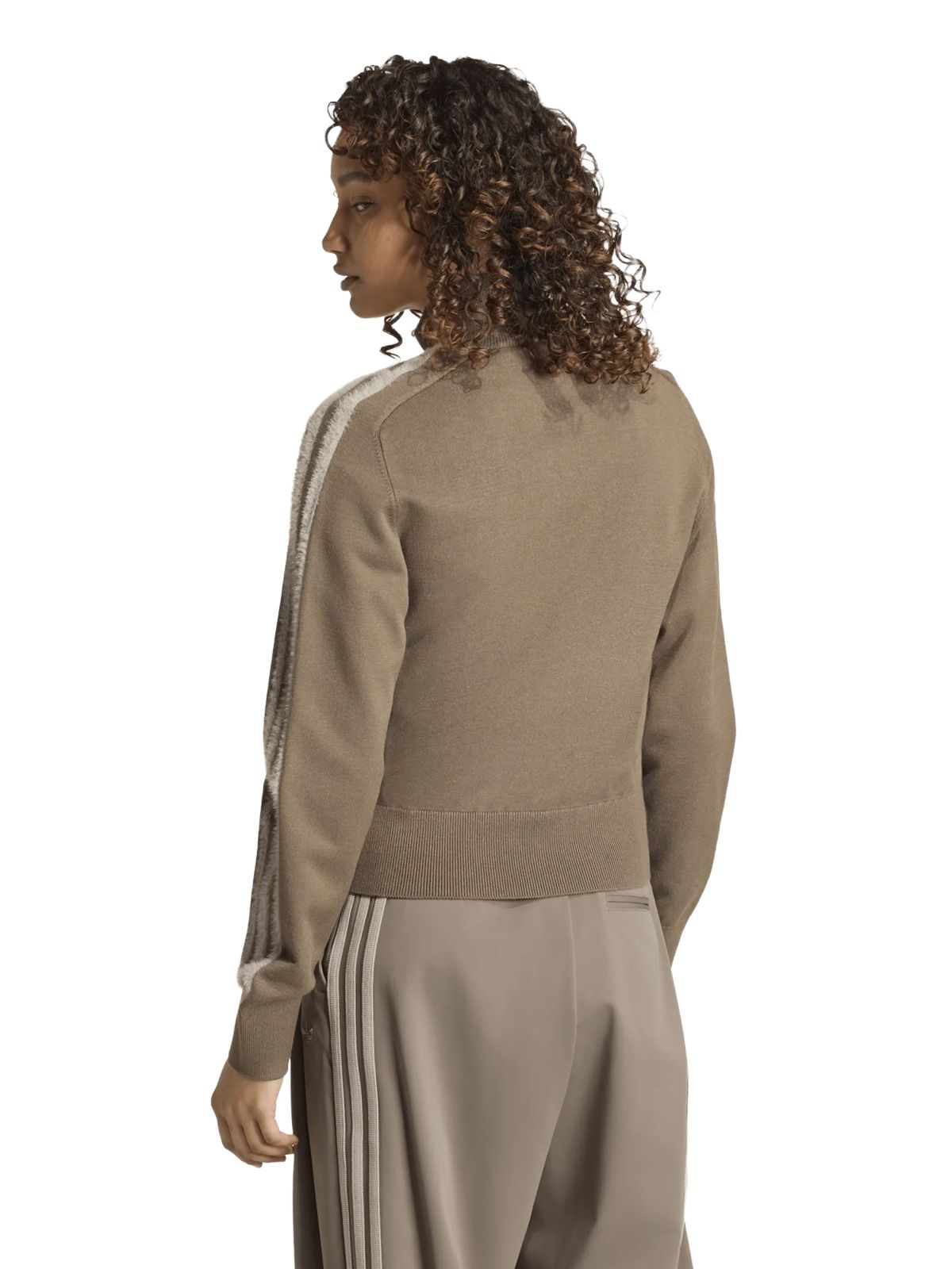 Brown knit fb tracktop ADIDAS ORIGINALS